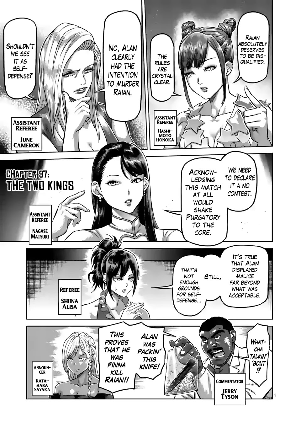 Kengan Omega Chapter 97 page 1 - Chapter 97: The Two Kings