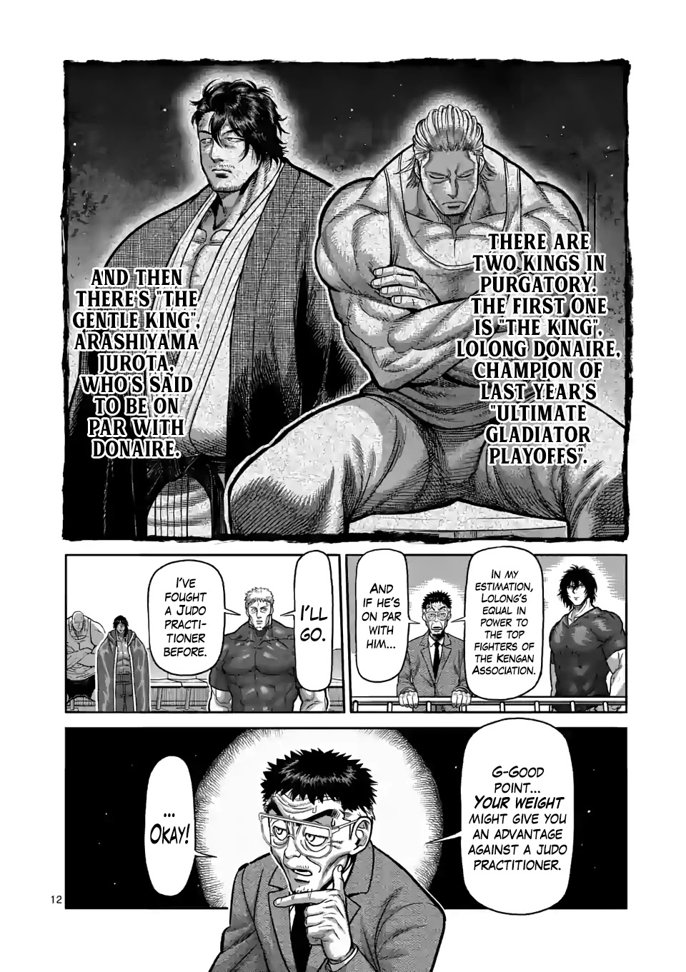 Kengan Omega Chapter 97 page 12 - Chapter 97: The Two Kings