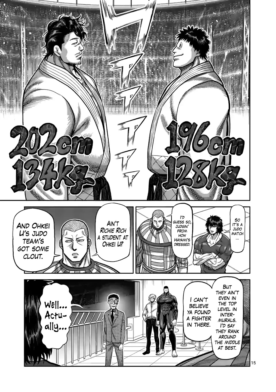 Kengan Omega Chapter 97 page 15 - Chapter 97: The Two Kings