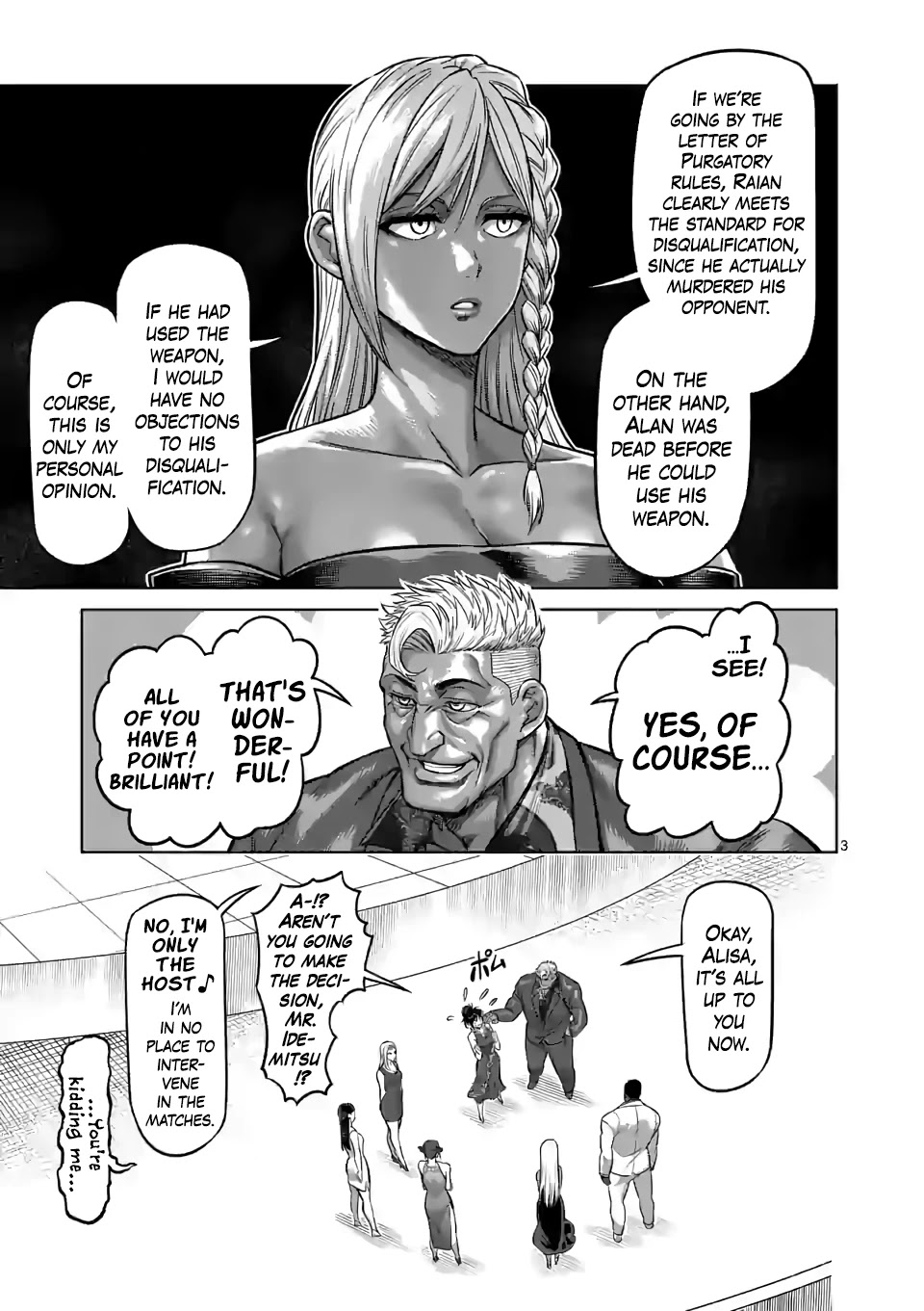 Kengan Omega Chapter 97 page 3 - Chapter 97: The Two Kings