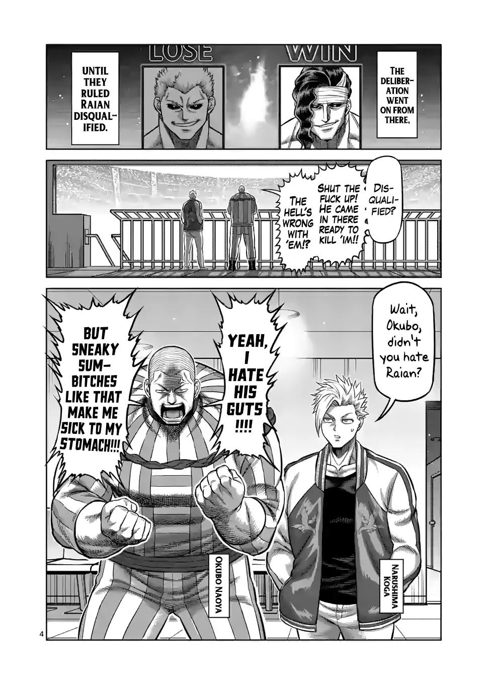Kengan Omega Chapter 97 page 4 - Chapter 97: The Two Kings