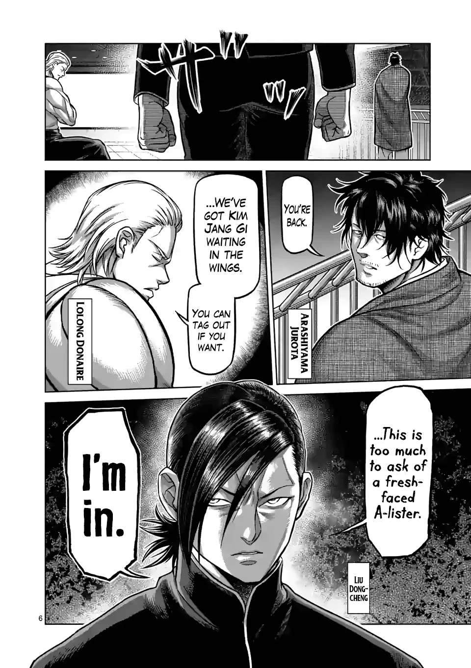 Kengan Omega Chapter 97 page 6 - Chapter 97: The Two Kings