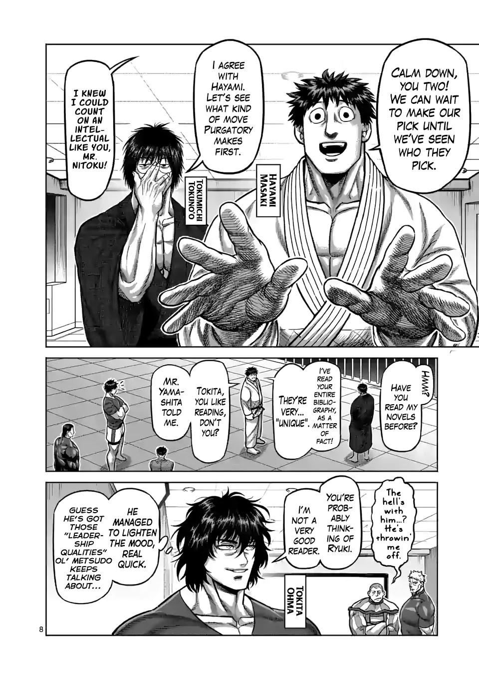 Kengan Omega Chapter 97 page 8 - Chapter 97: The Two Kings