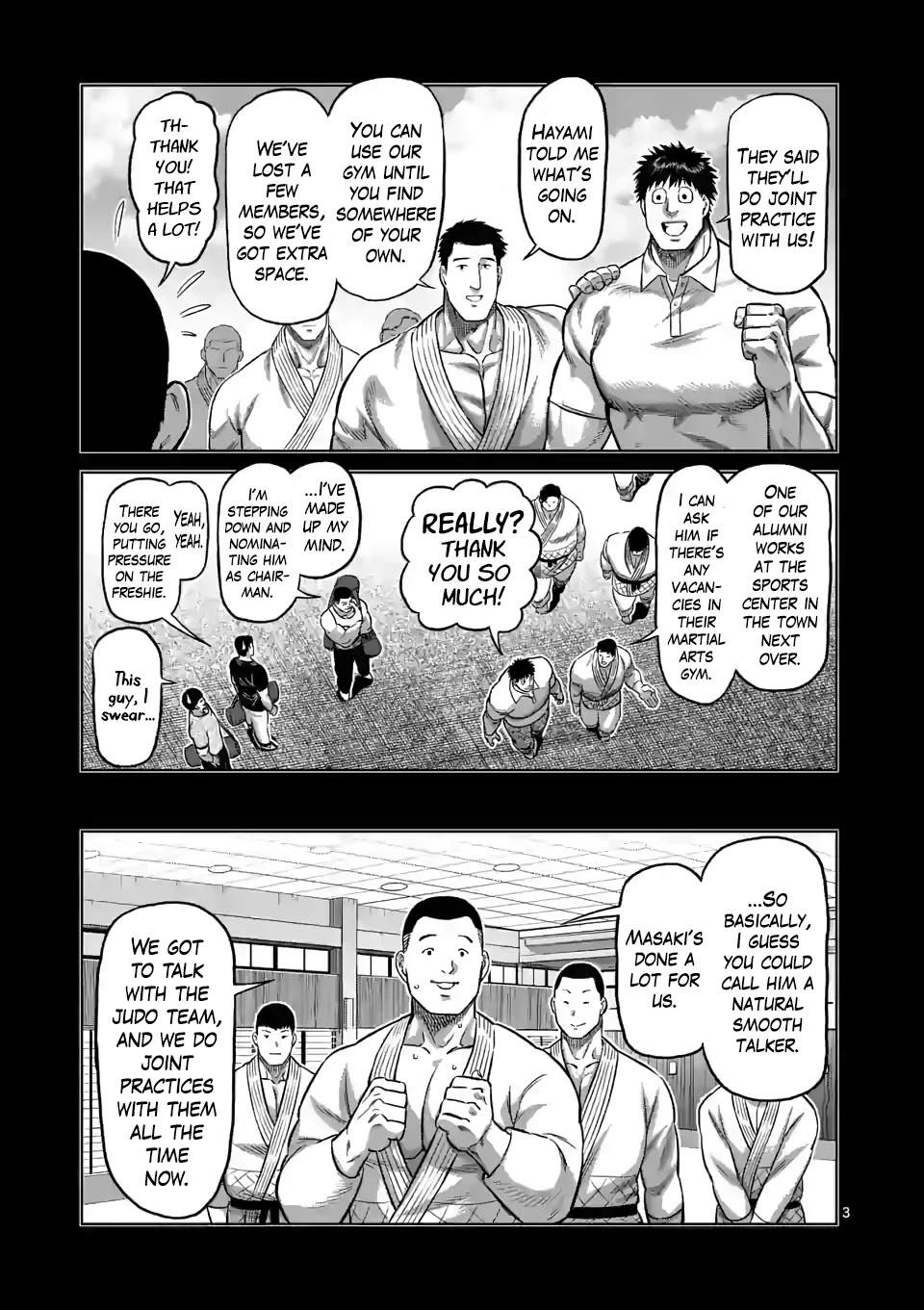 Kengan Omega Chapter 98 page 3 - Chapter 98: The Flawless Man