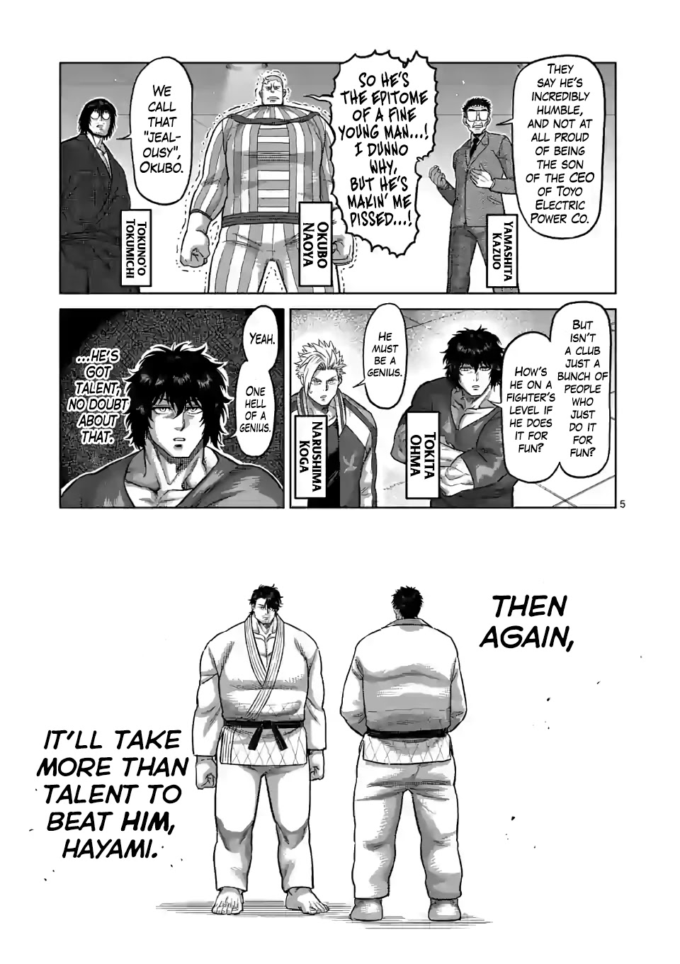 Kengan Omega Chapter 98 page 5 - Chapter 98: The Flawless Man