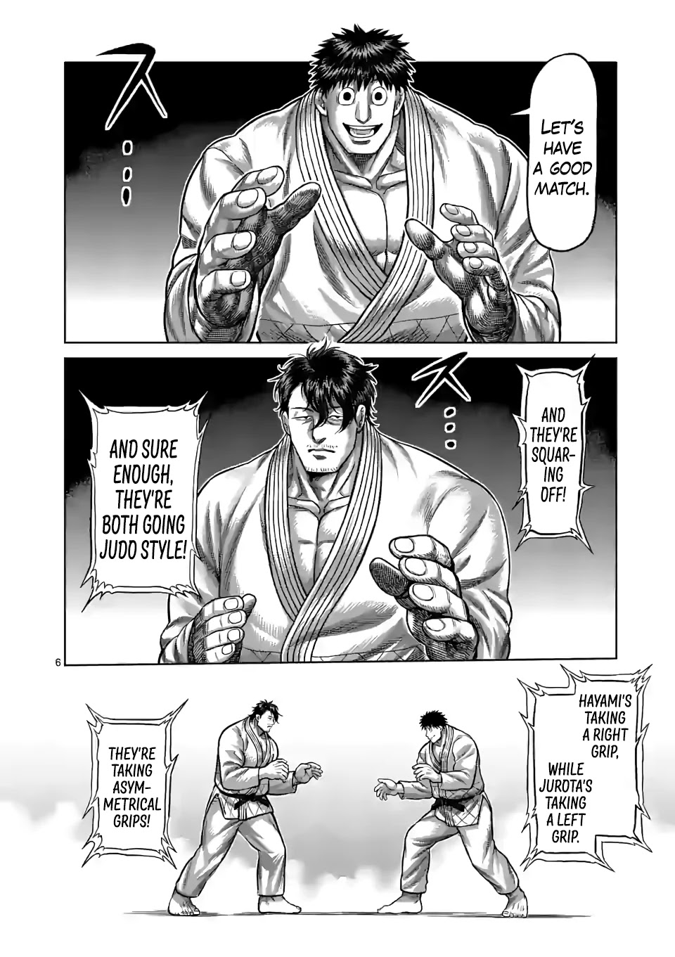 Kengan Omega Chapter 98 page 6 - Chapter 98: The Flawless Man