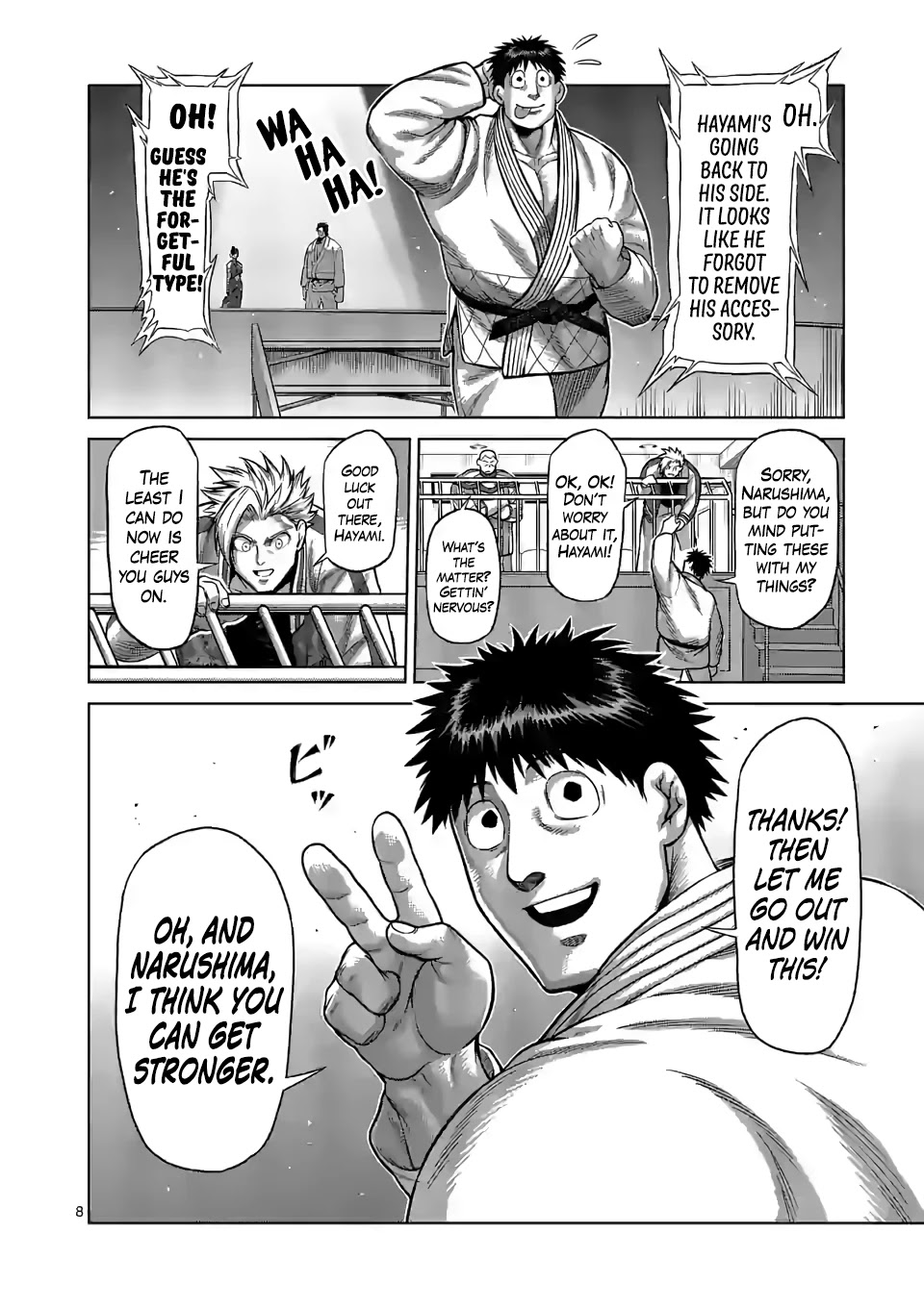 Kengan Omega Chapter 98 page 8 - Chapter 98: The Flawless Man