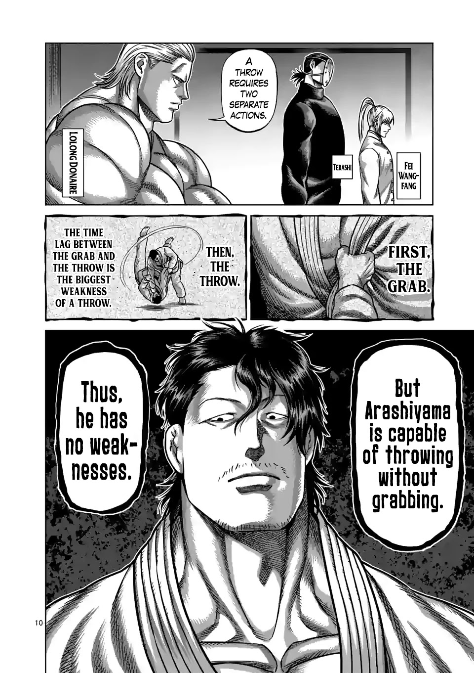 Kengan Omega Chapter 99 page 10 - Chapter 99: Swing