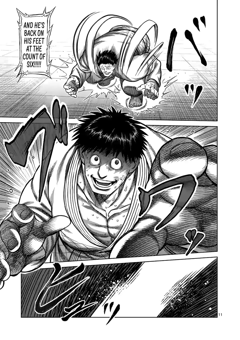 Kengan Omega Chapter 99 page 11 - Chapter 99: Swing