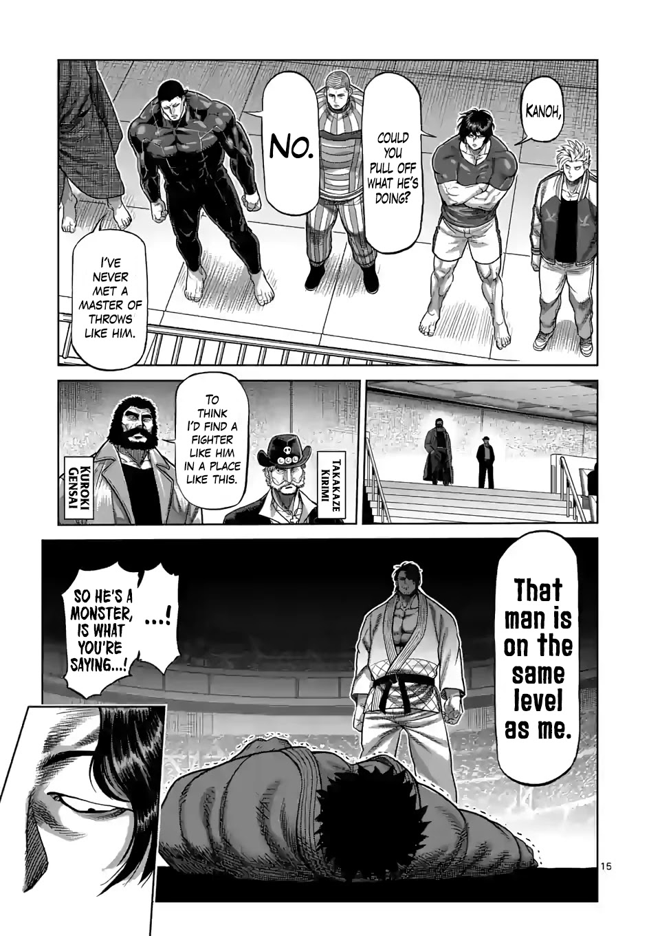 Kengan Omega Chapter 99 page 15 - Chapter 99: Swing