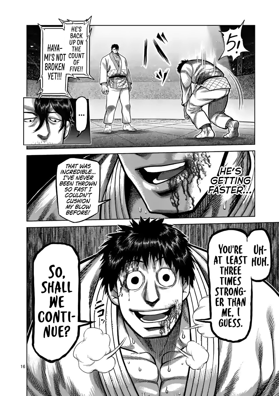 Kengan Omega Chapter 99 page 16 - Chapter 99: Swing