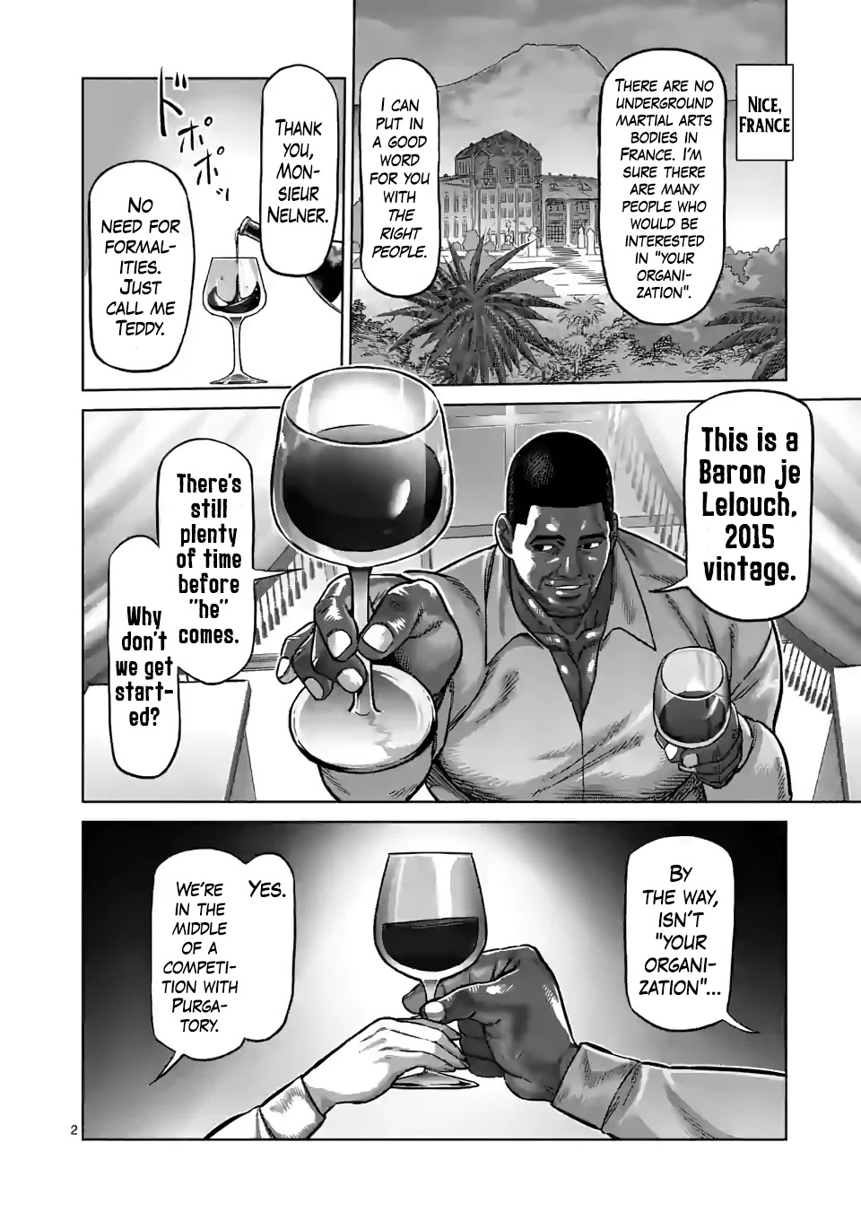 Kengan Omega Chapter 99 page 2 - Chapter 99: Swing