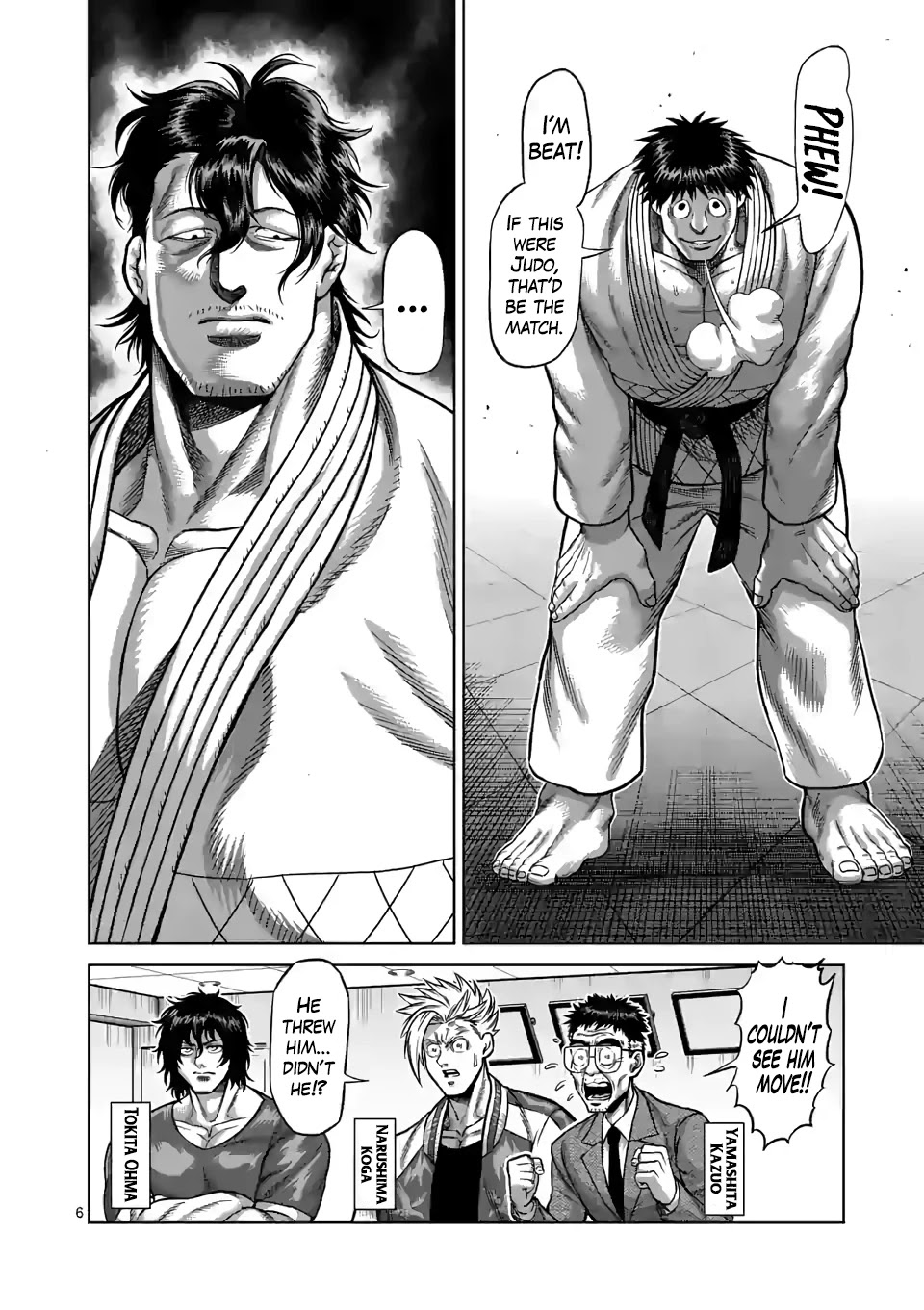 Kengan Omega Chapter 99 page 6 - Chapter 99: Swing