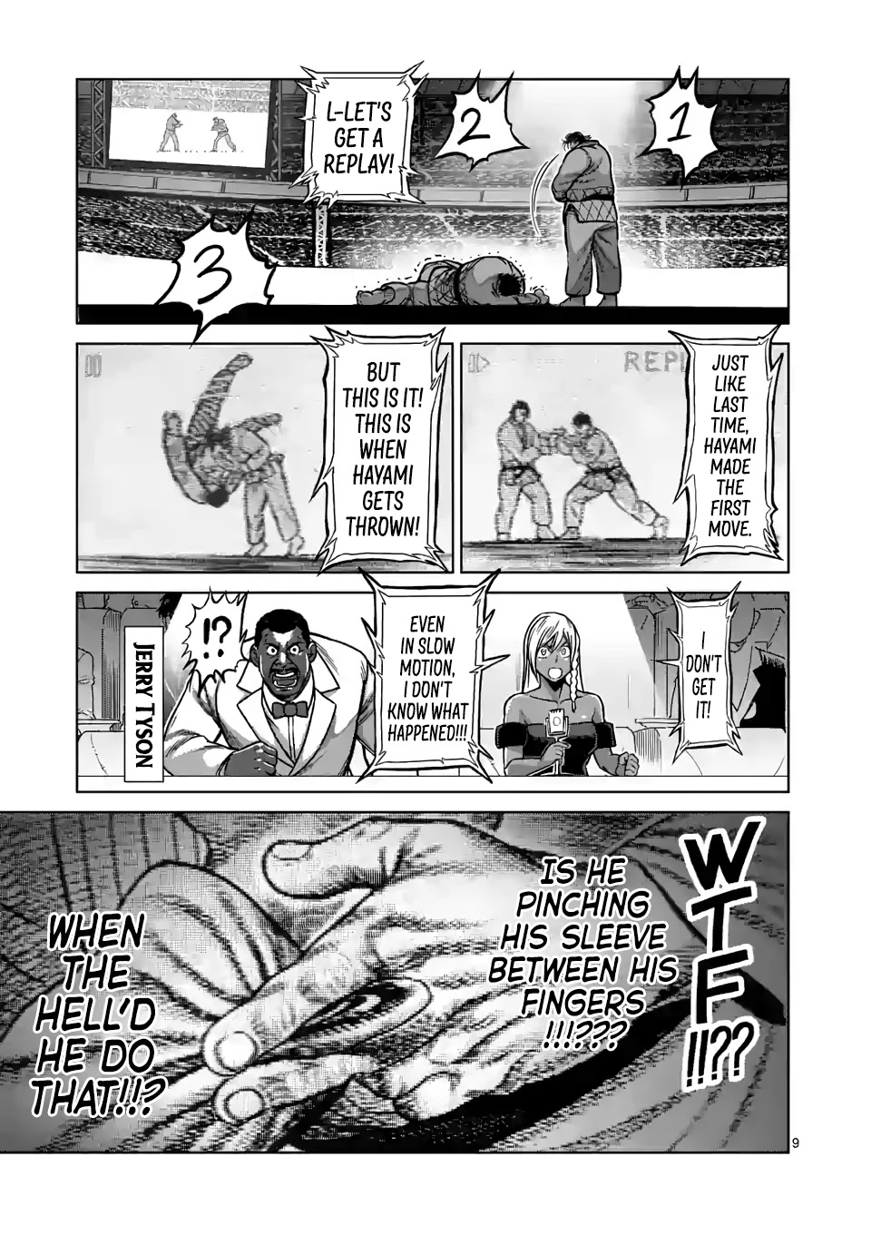 Kengan Omega Chapter 99 page 9 - Chapter 99: Swing