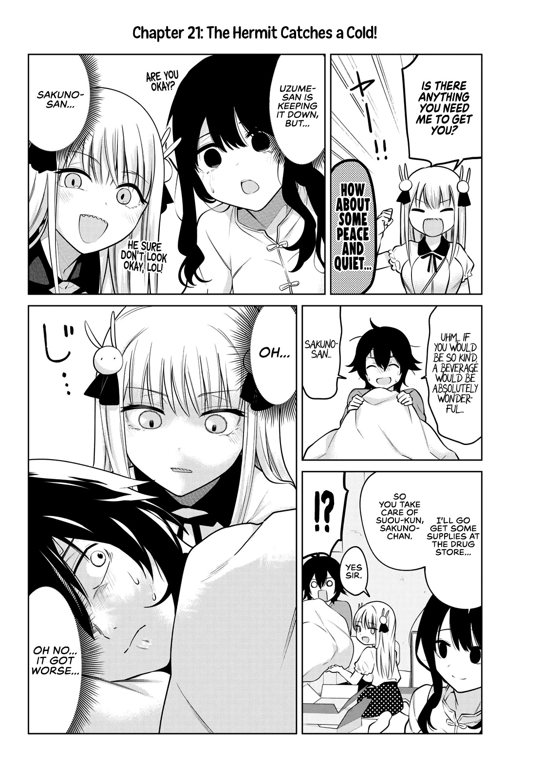 Kenja ga Nakama ni Natta! Chapter 21 page 3 - Chapter 21: The Hermit Catches a Cold!