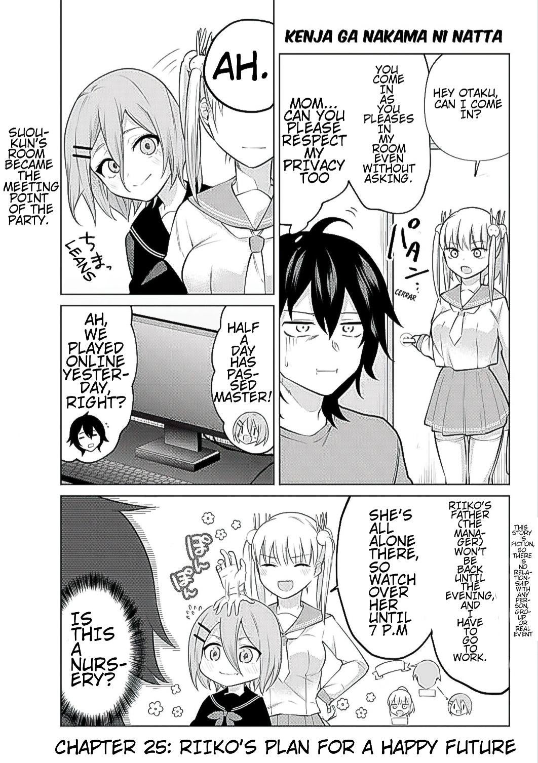 Kenja ga Nakama ni Natta! Chapter 25 page 1 - Chapter 25: Riiko's Plan For A Happy Future