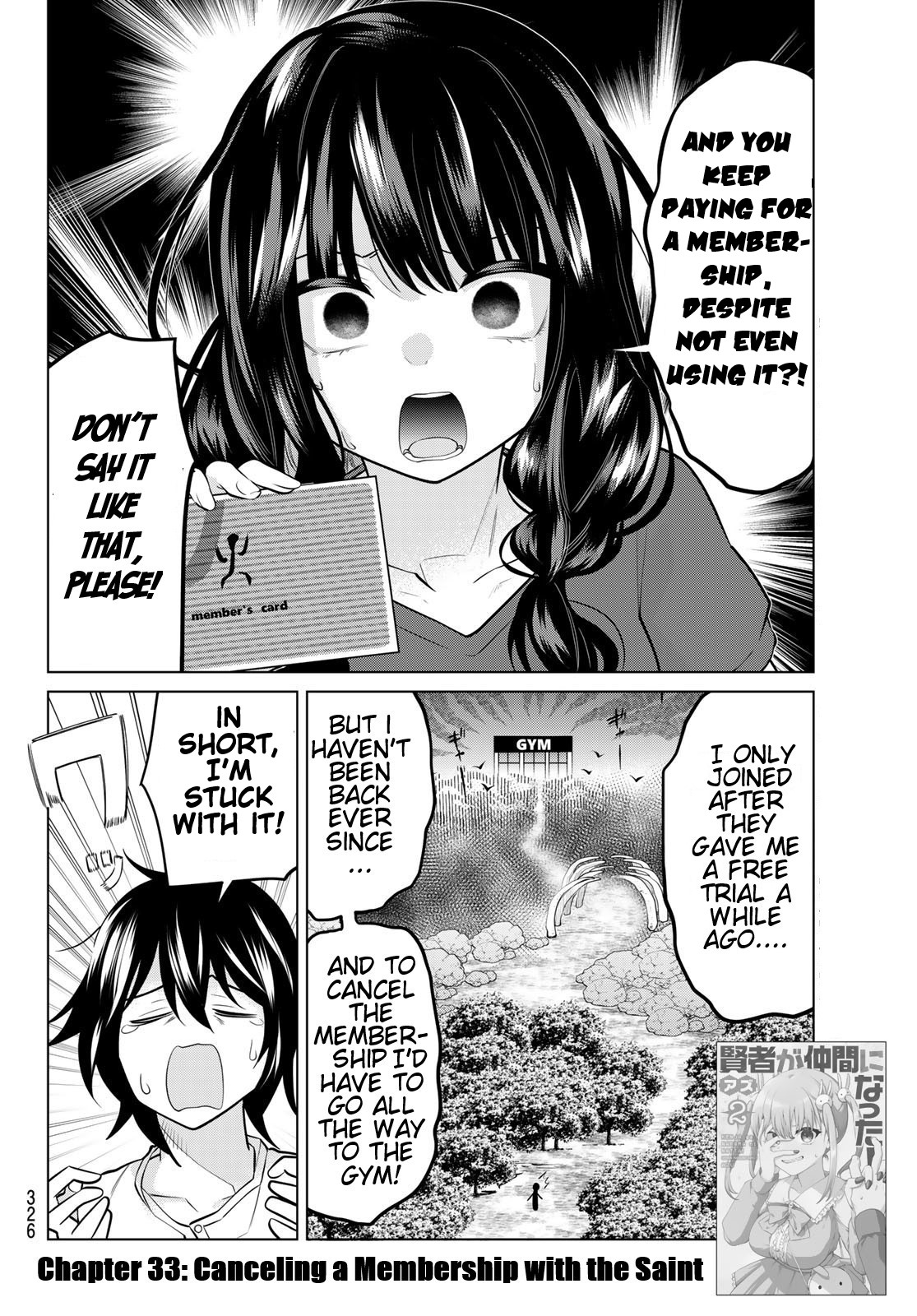 Kenja ga Nakama ni Natta! Chapter 33 page 2 - Chapter 33: Cancelling a Membership with the Saint