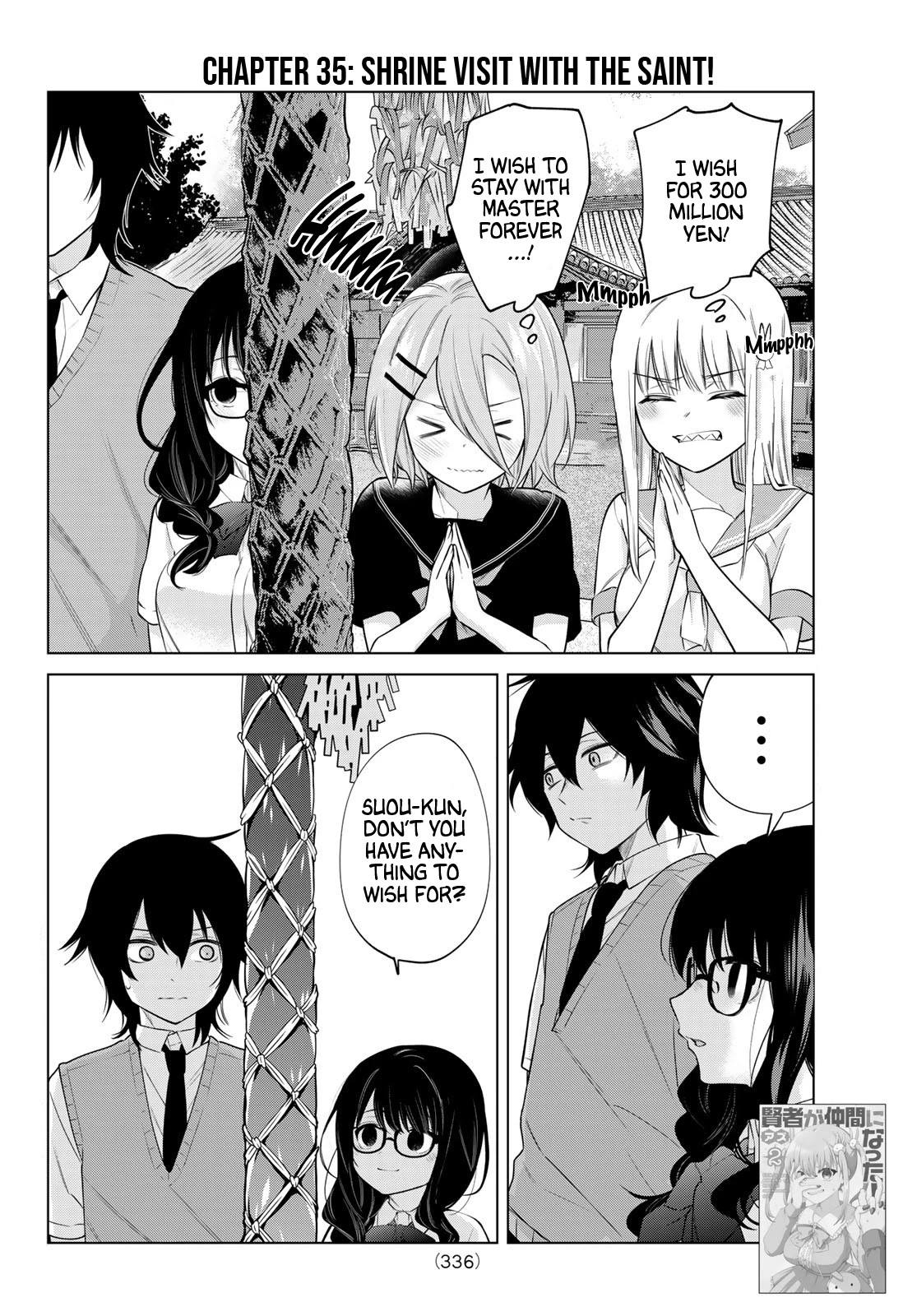 Kenja ga Nakama ni Natta! Chapter 35 page 2 - Chapter 35: Shrine Visit With The Saint!