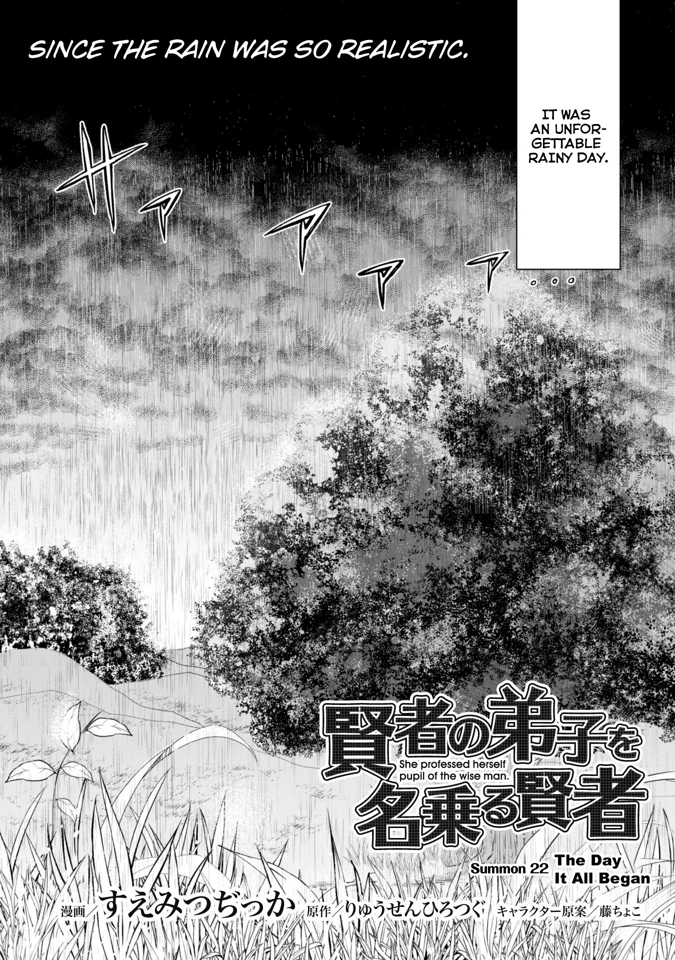 Kenja no Deshi wo Nanoru Kenja Chapter 22 page 3 - Chapter 22: The Day It All Began