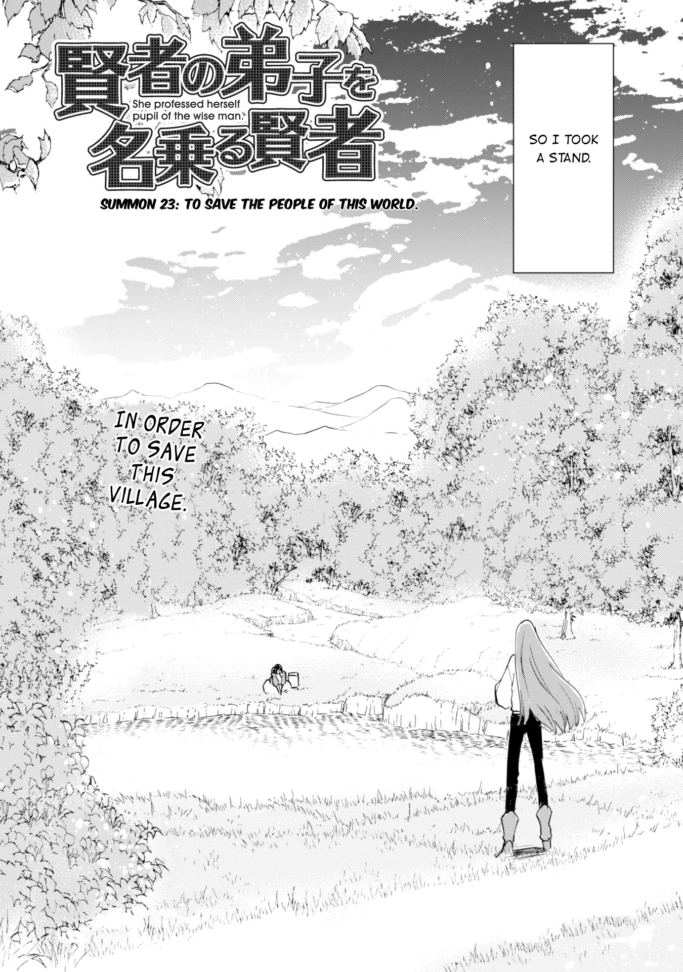 Kenja no Deshi wo Nanoru Kenja Chapter 23 page 3 - Chapter 23: To Save The People Of This World