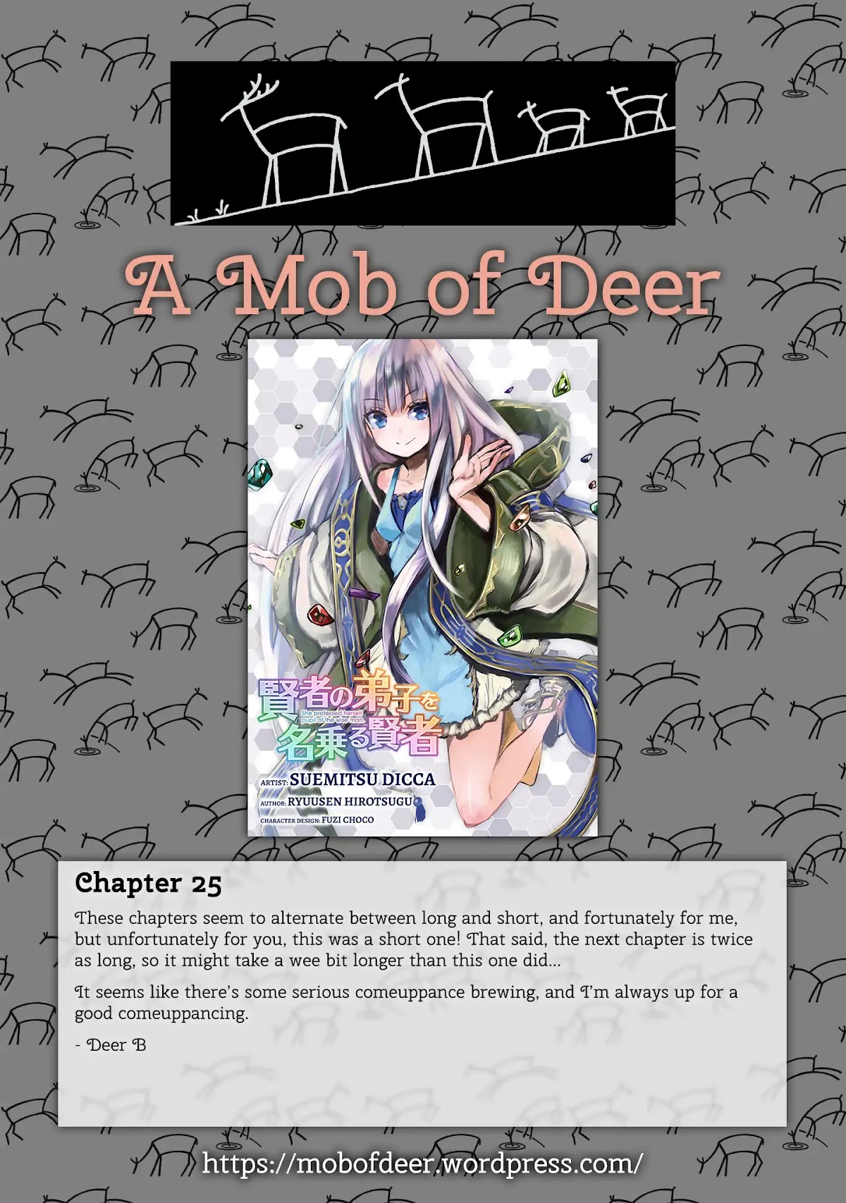 Kenja no Deshi wo Nanoru Kenja Chapter 25 page 1 - Chapter 25: Magic Technique Competition