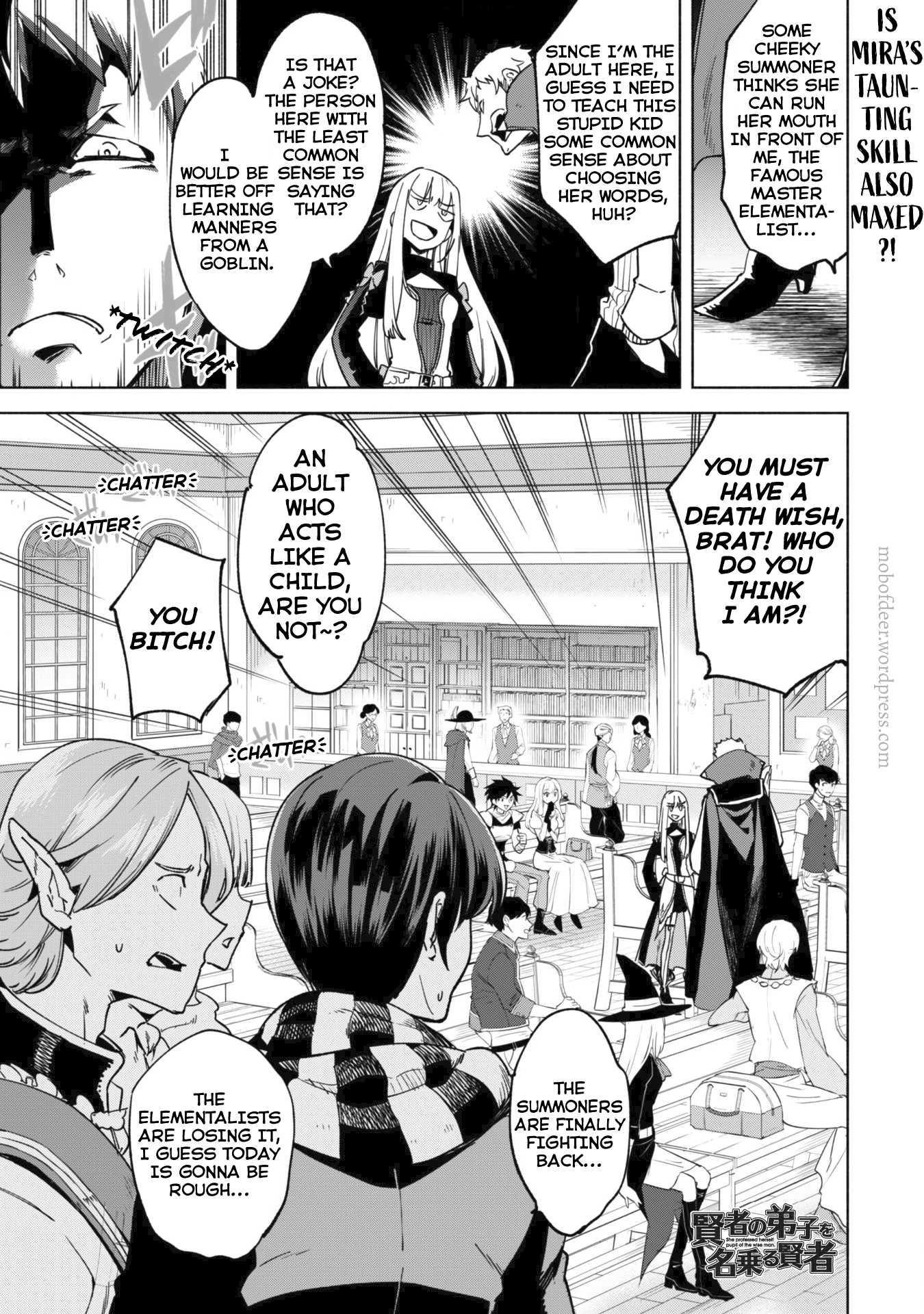Kenja no Deshi wo Nanoru Kenja Chapter 26 page 2 - Chapter 26: Rosario Summoning Array