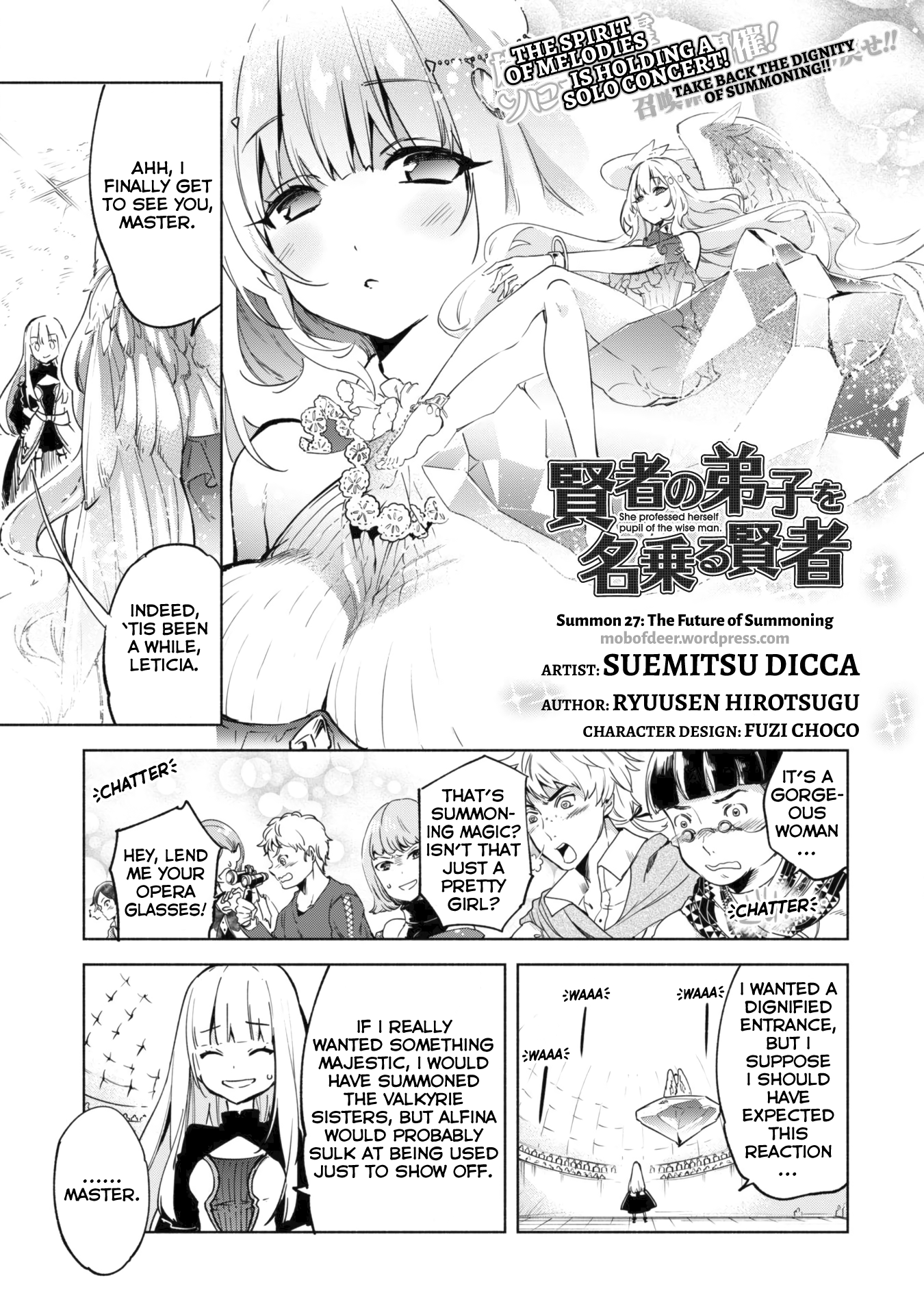 Kenja no Deshi wo Nanoru Kenja Chapter 27 page 2 - Chapter 27: The Future of Summoning