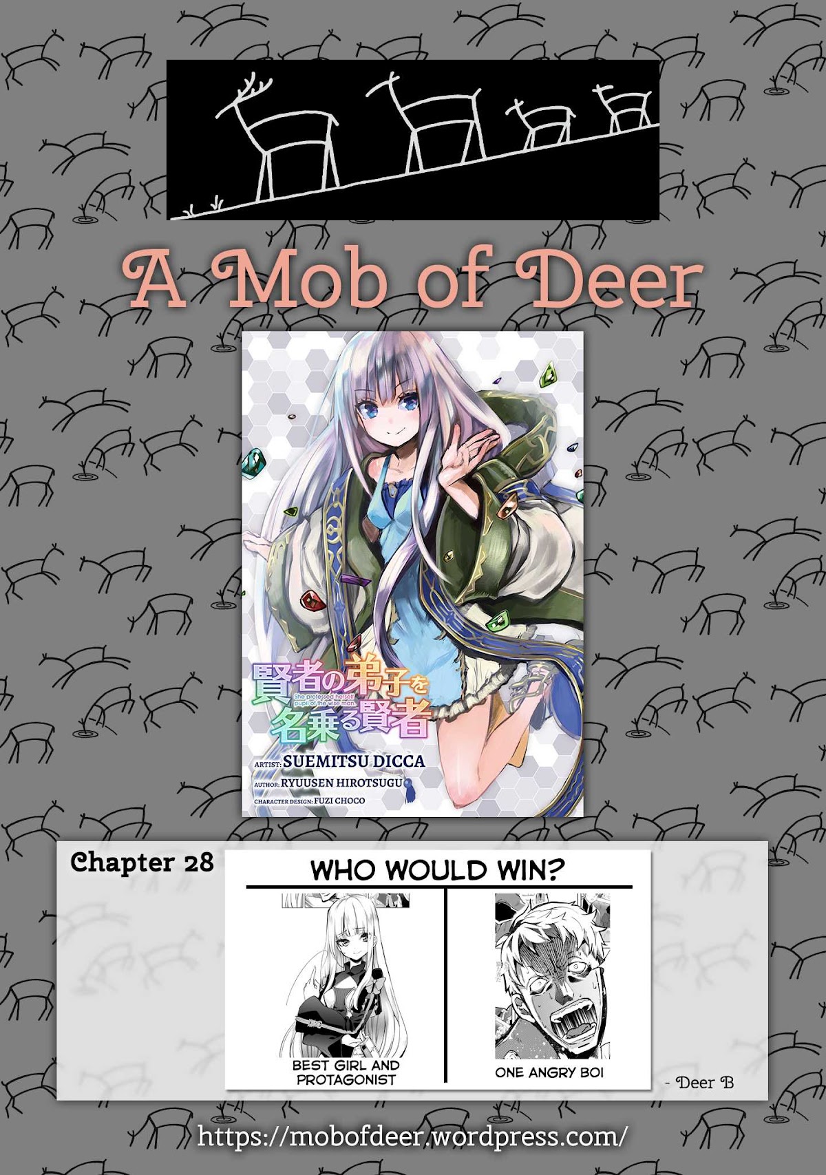 Kenja no Deshi wo Nanoru Kenja Chapter 28 page 1 - Chapter 28: Exhibition Match