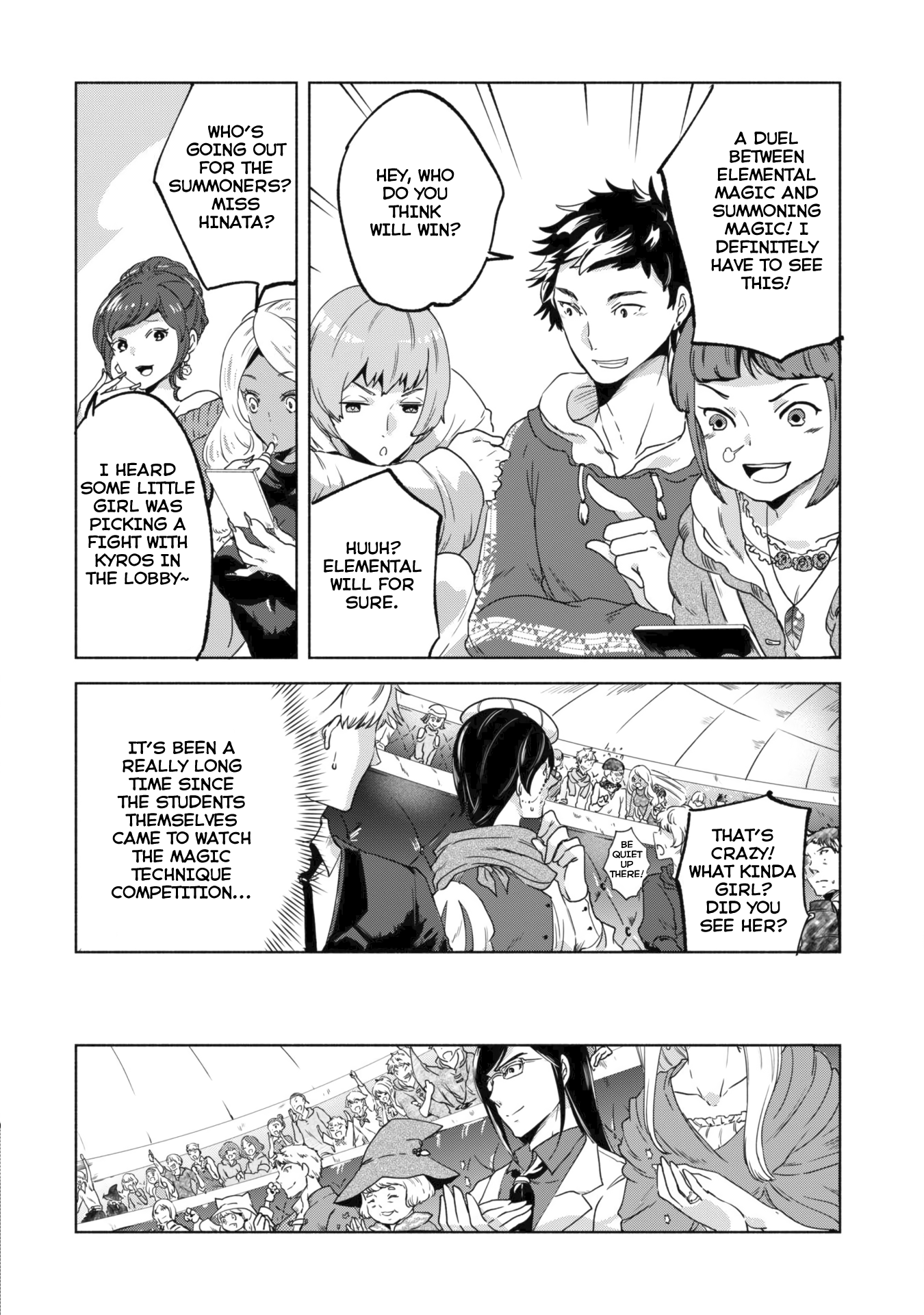 Kenja no Deshi wo Nanoru Kenja Chapter 28 page 11 - Chapter 28: Exhibition Match