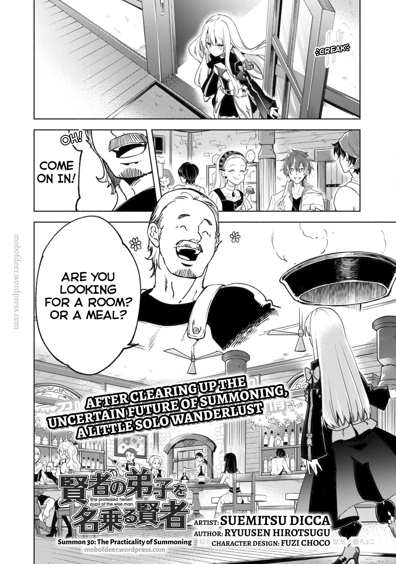 Kenja no Deshi wo Nanoru Kenja Chapter 30 page 3 - Chapter 30: The Practicality of Summoning