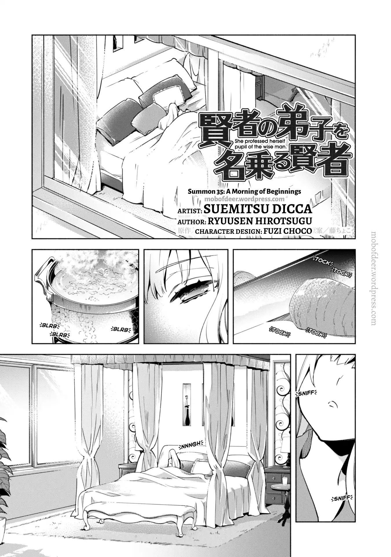 Kenja no Deshi wo Nanoru Kenja Chapter 35 page 2 - Chapter 35: A Morning of Beginnings