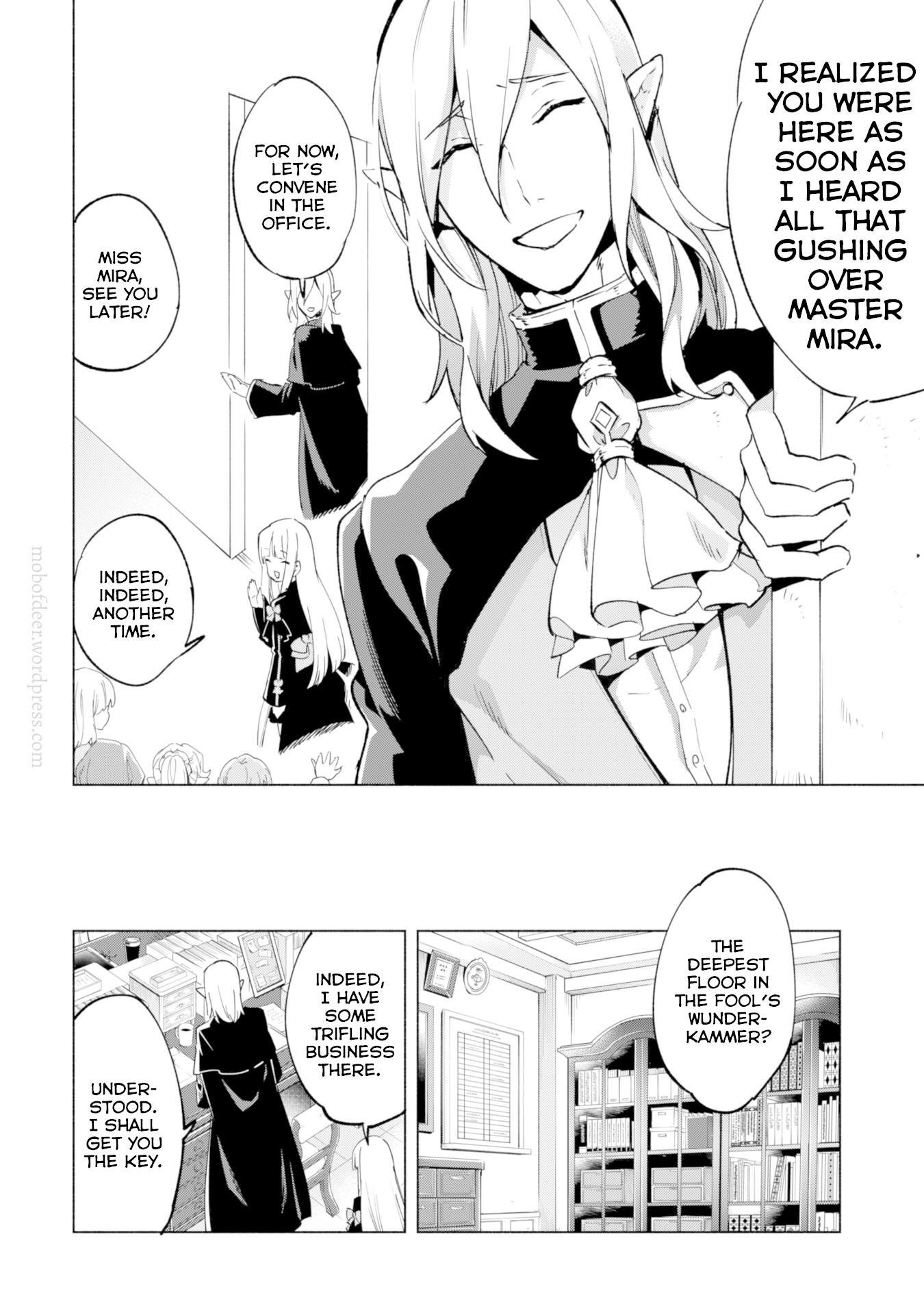 Kenja no Deshi wo Nanoru Kenja Chapter 36 page 34 - Chapter 36: The Ascetic Girl