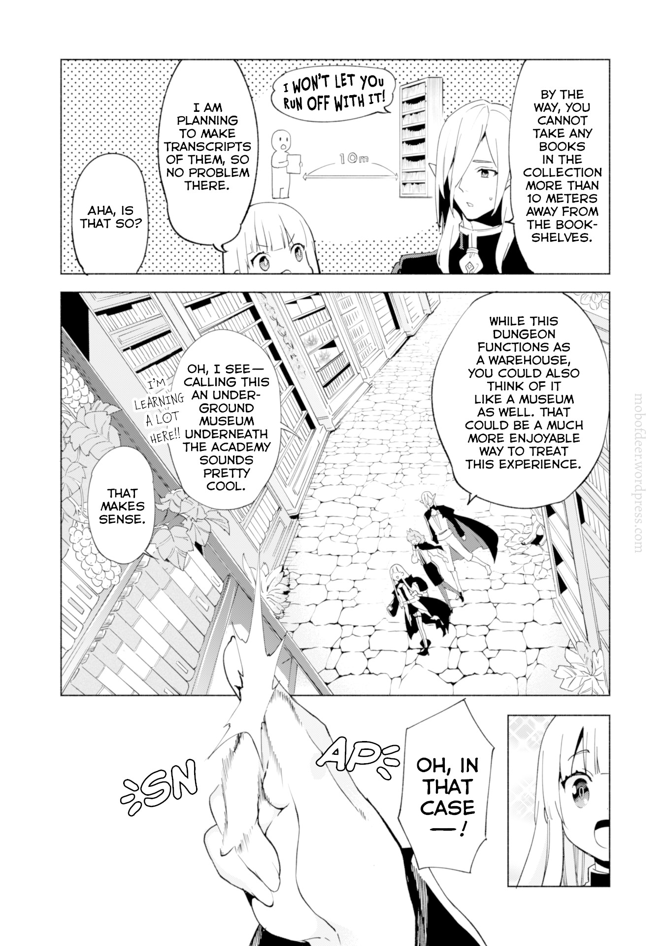 Kenja no Deshi wo Nanoru Kenja Chapter 38 page 6 - Chapter 38: Menacing Room