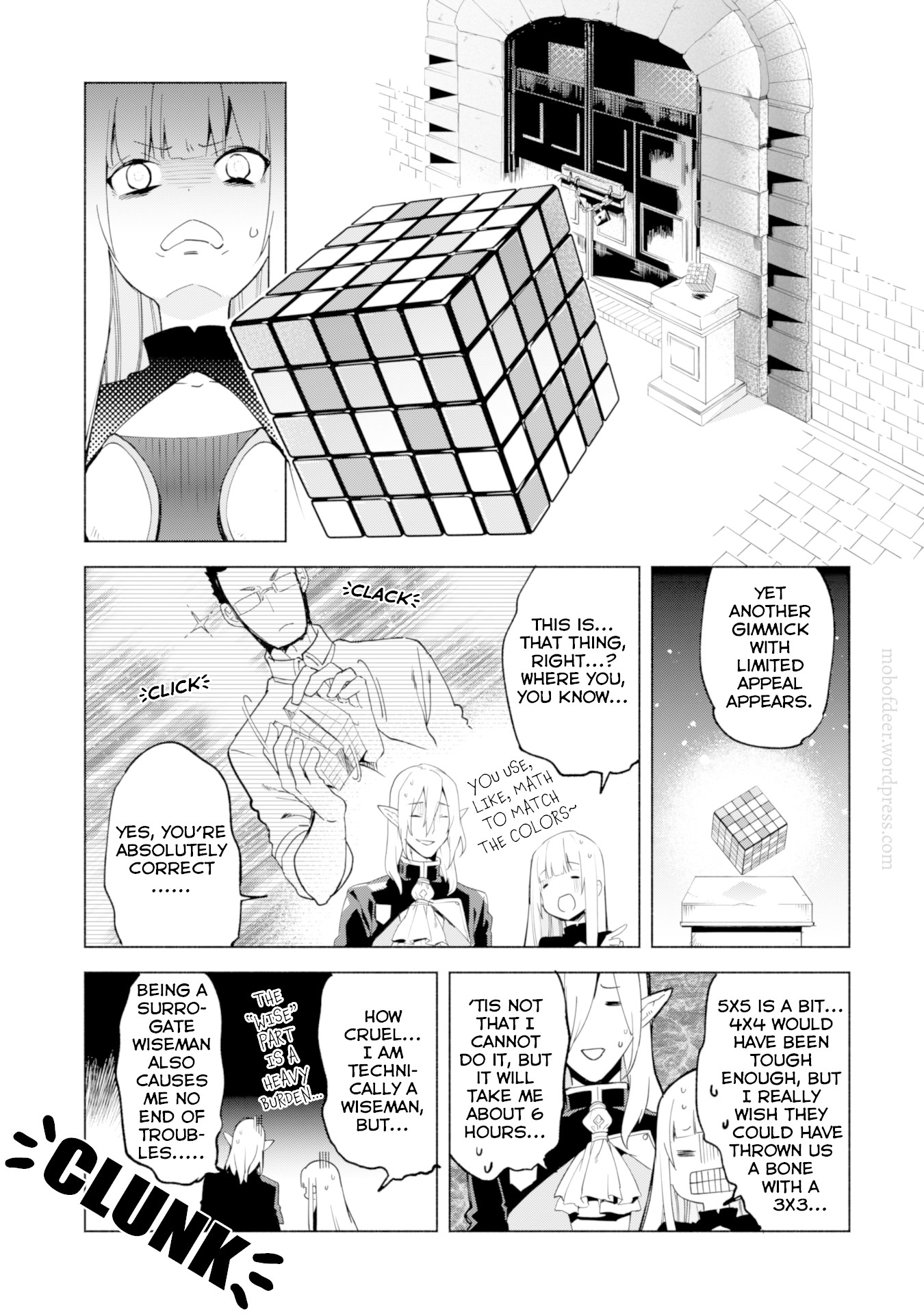 Kenja no Deshi wo Nanoru Kenja Chapter 38 page 8 - Chapter 38: Menacing Room