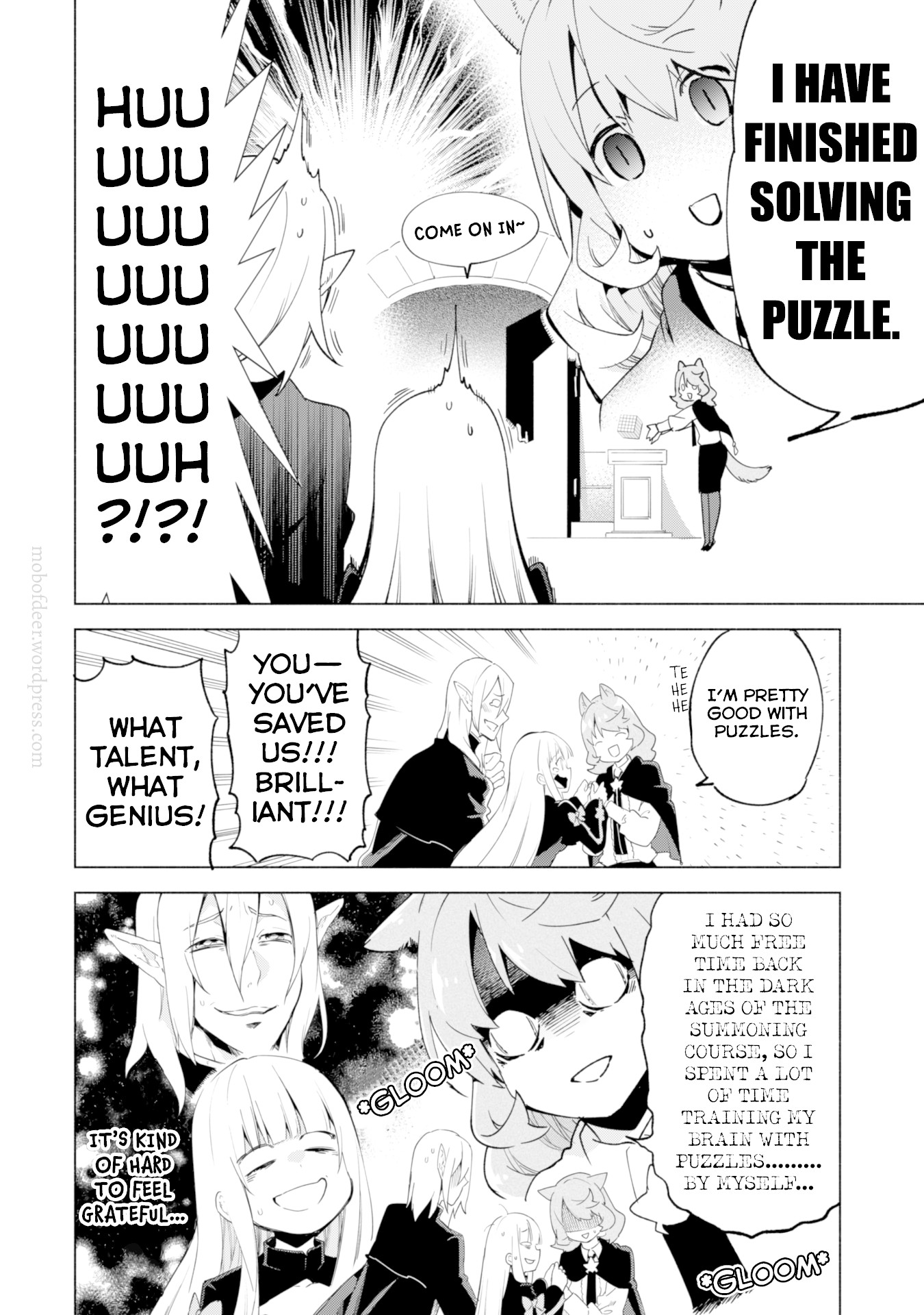Kenja no Deshi wo Nanoru Kenja Chapter 38 page 9 - Chapter 38: Menacing Room
