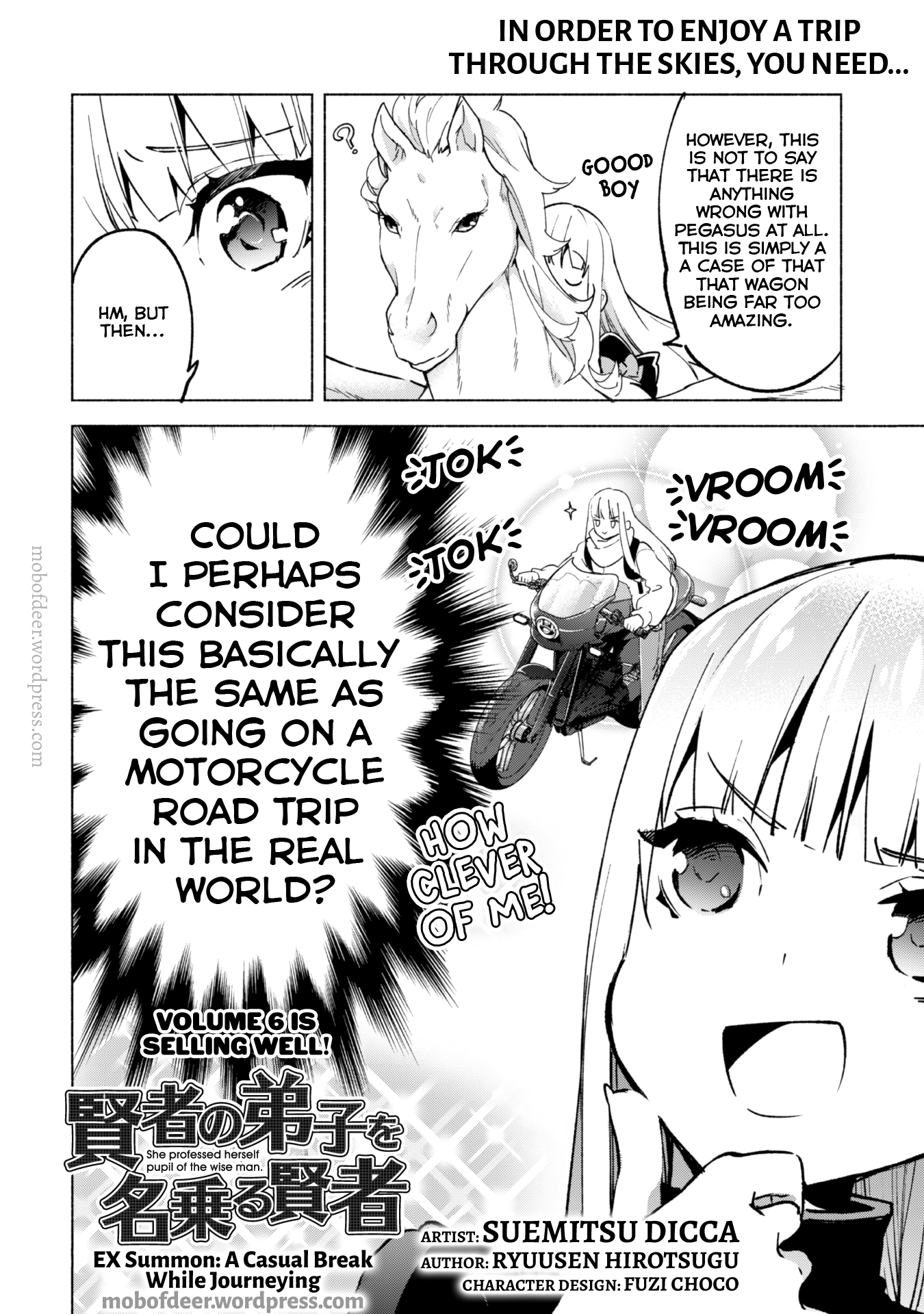 Kenja no Deshi wo Nanoru Kenja Chapter 39.5 page 3 - Chapter 39.5: A Casual Break While Journeying