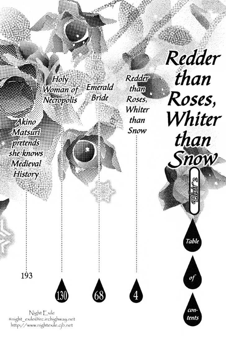 Kenja no Ishi Chapter 4 page 8 - Chapter 4: Redder Than Roses, Whiter Than Snow