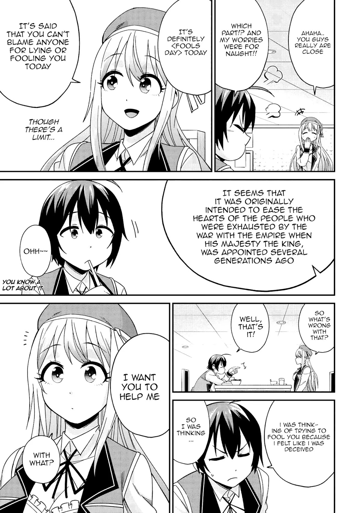 Kenja no Mago SS Chapter 17 page 4 - Chapter 17: Being careful on Fools day