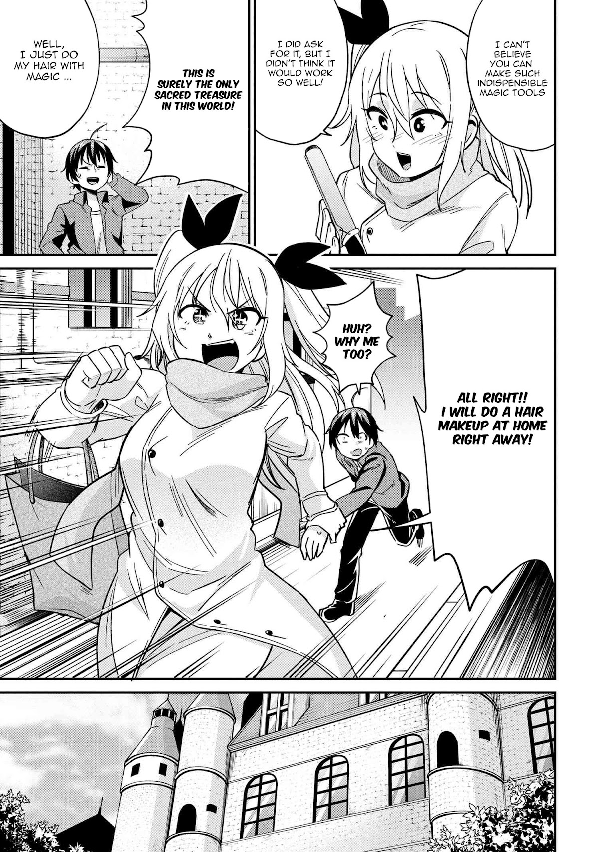 Kenja no Mago SS Chapter 25 page 4 - Chapter 25: Is Hair and Make-up Difficult