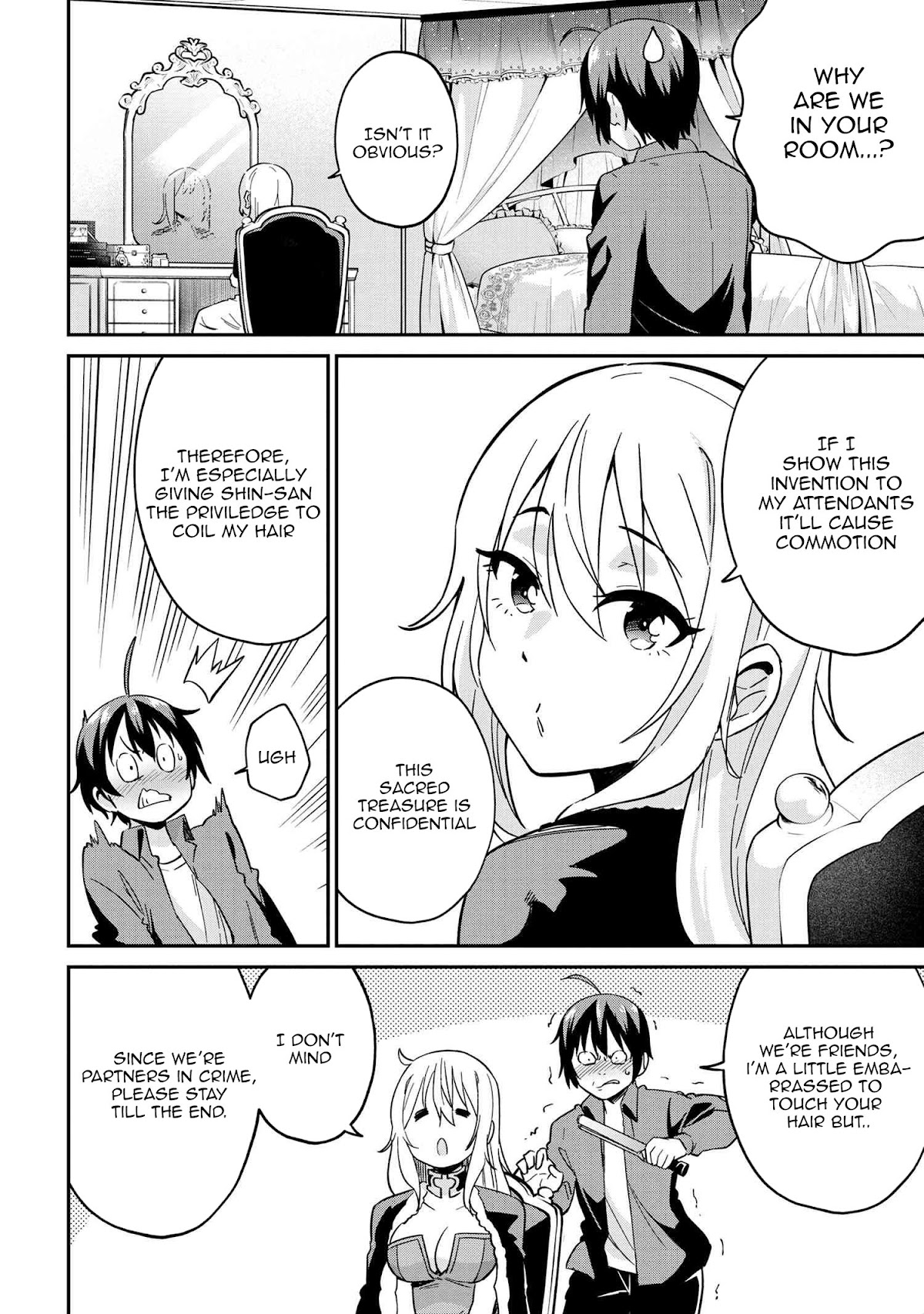 Kenja no Mago SS Chapter 25 page 5 - Chapter 25: Is Hair and Make-up Difficult