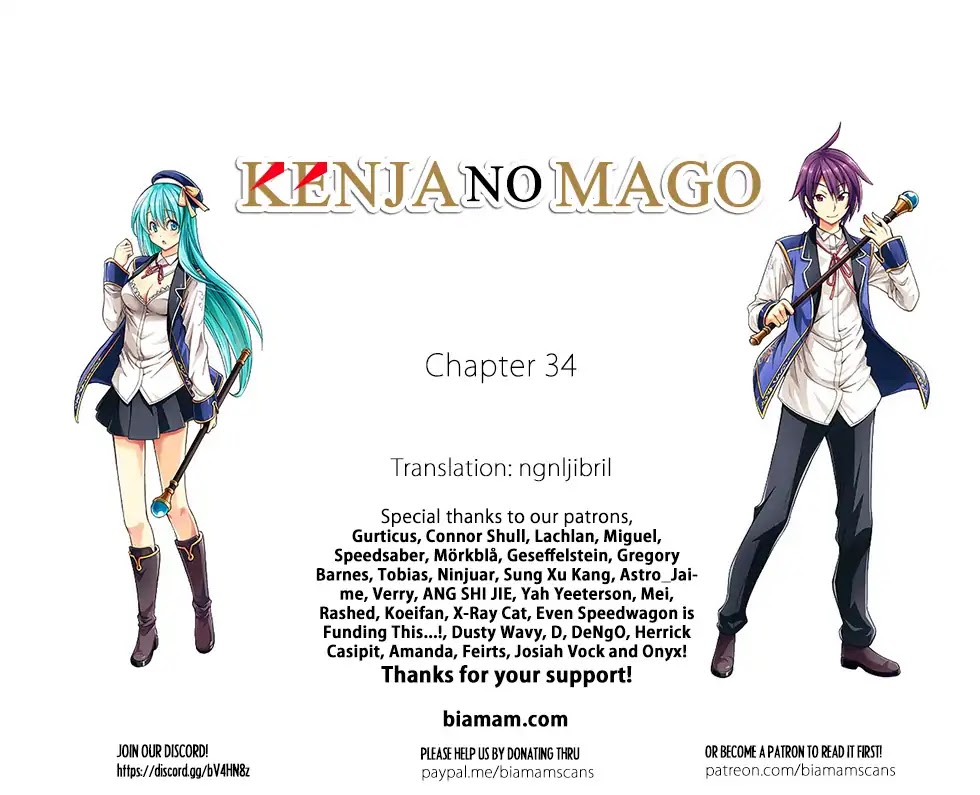 Kenja no Mago Chapter 34 page 1 - Chapter 34