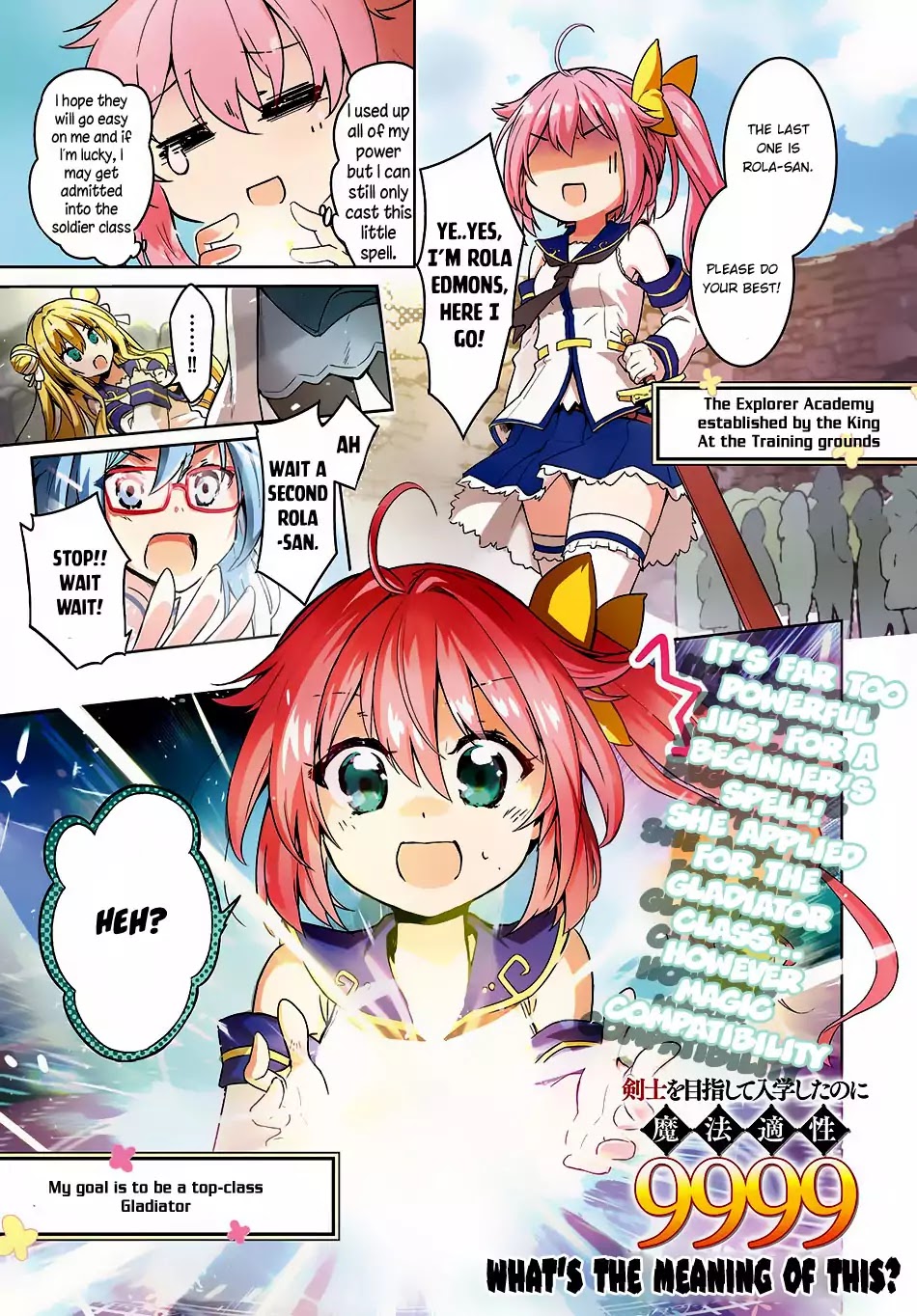 Kenshi o Mezashite Nyūgaku Shitanoni Mahō Tekisei 9999 Nandesukedo!? Chapter 1 page 2 - Chapter 1