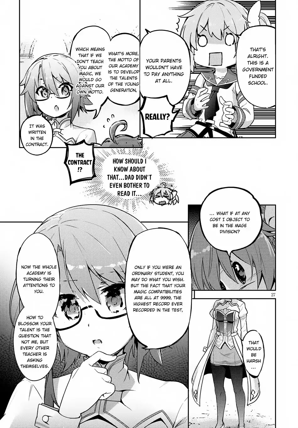 Kenshi o Mezashite Nyūgaku Shitanoni Mahō Tekisei 9999 Nandesukedo!? Chapter 1 page 30 - Chapter 1