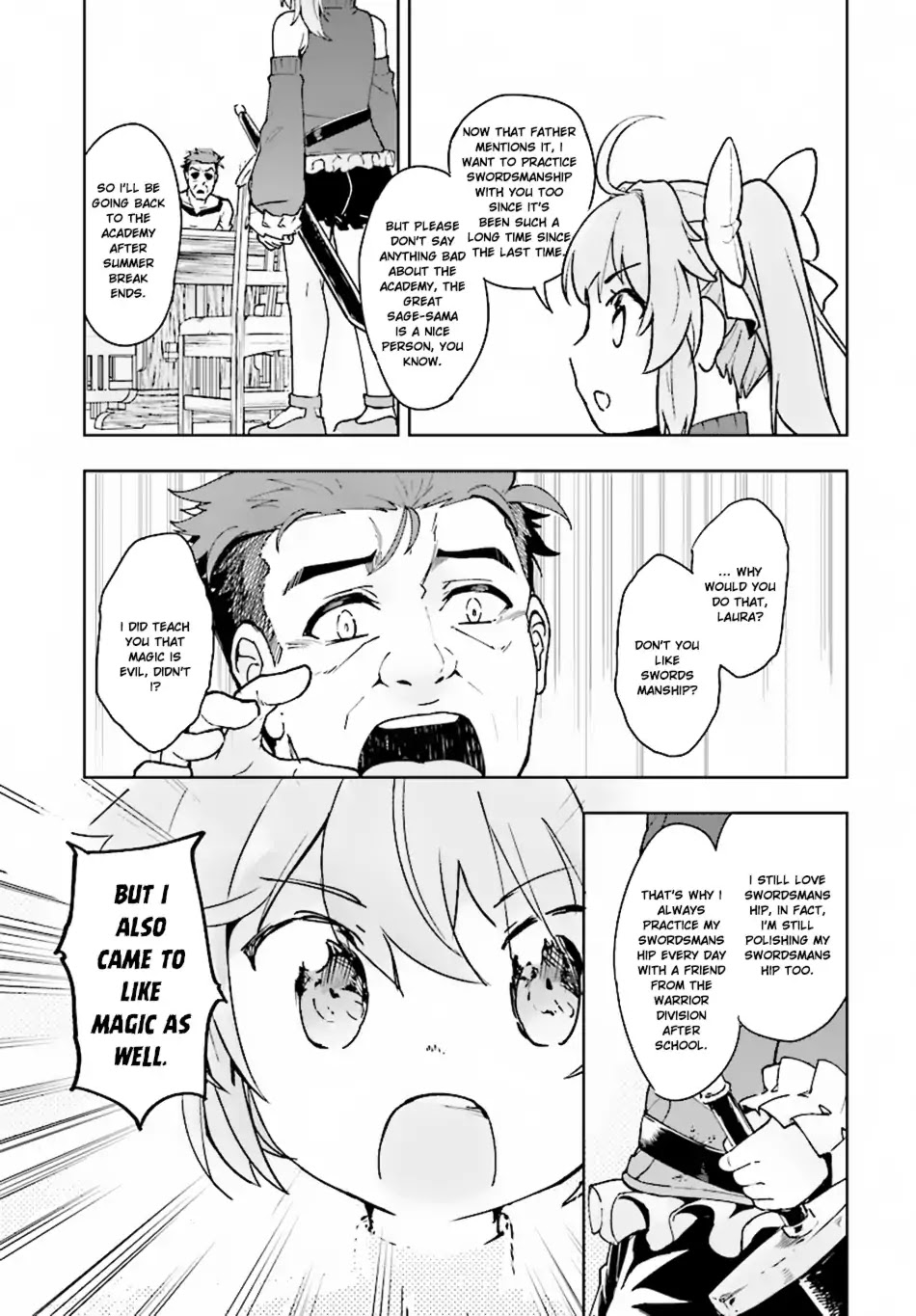 Kenshi o Mezashite Nyūgaku Shitanoni Mahō Tekisei 9999 Nandesukedo!? Chapter 11 page 24 - Chapter 11: Found out by my parents!