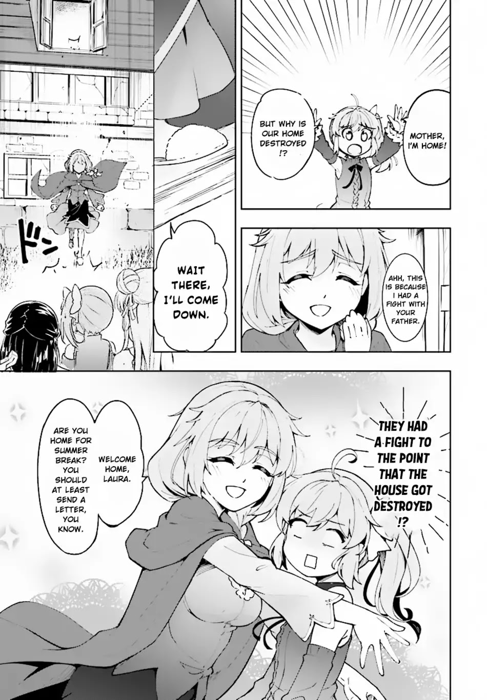 Kenshi o Mezashite Nyūgaku Shitanoni Mahō Tekisei 9999 Nandesukedo!? Chapter 11 page 8 - Chapter 11: Found out by my parents!