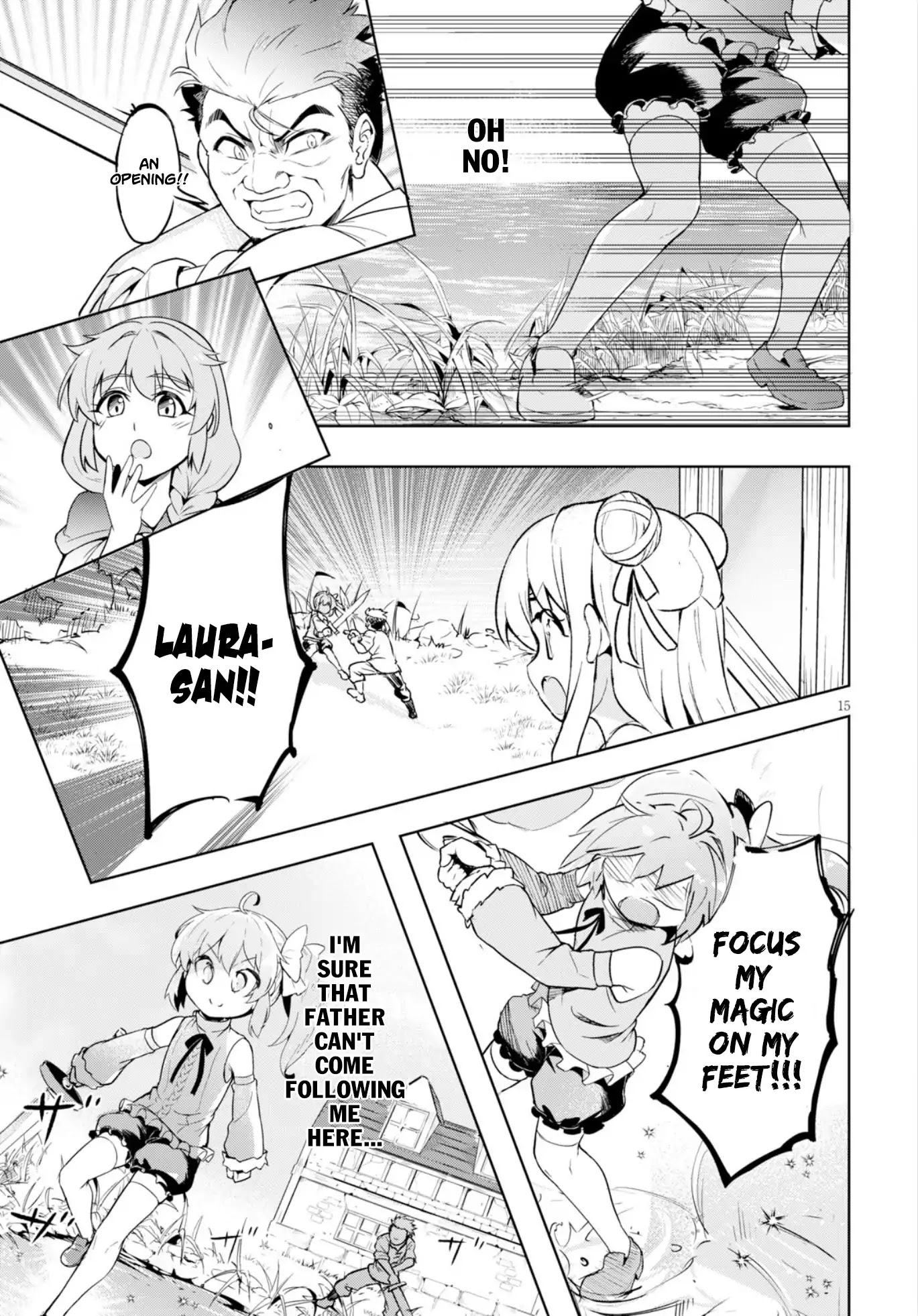 Kenshi o Mezashite Nyūgaku Shitanoni Mahō Tekisei 9999 Nandesukedo!? Chapter 12 page 16 - Chapter 12: Father "Serious Mode"!