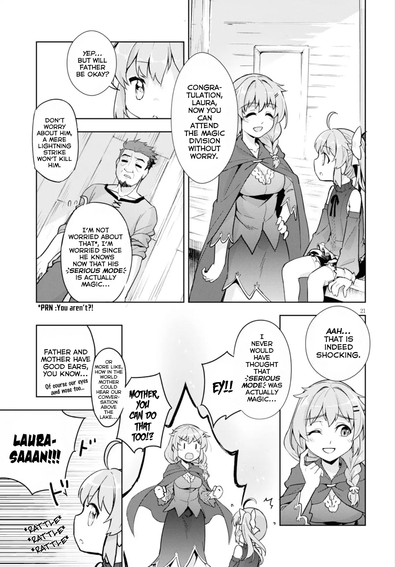 Kenshi o Mezashite Nyūgaku Shitanoni Mahō Tekisei 9999 Nandesukedo!? Chapter 12 page 22 - Chapter 12: Father "Serious Mode"!