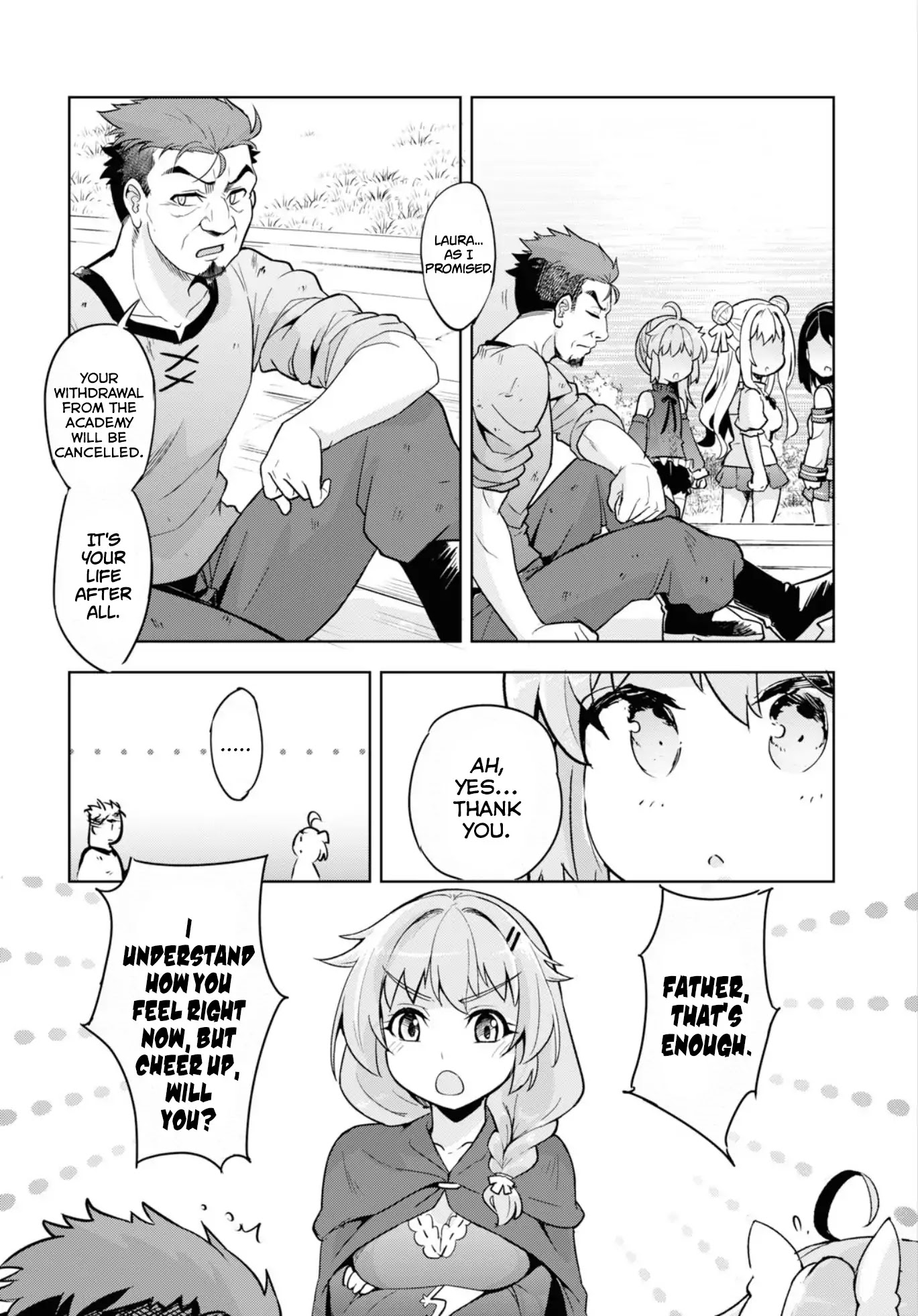 Kenshi o Mezashite Nyūgaku Shitanoni Mahō Tekisei 9999 Nandesukedo!? Chapter 12 page 27 - Chapter 12: Father "Serious Mode"!