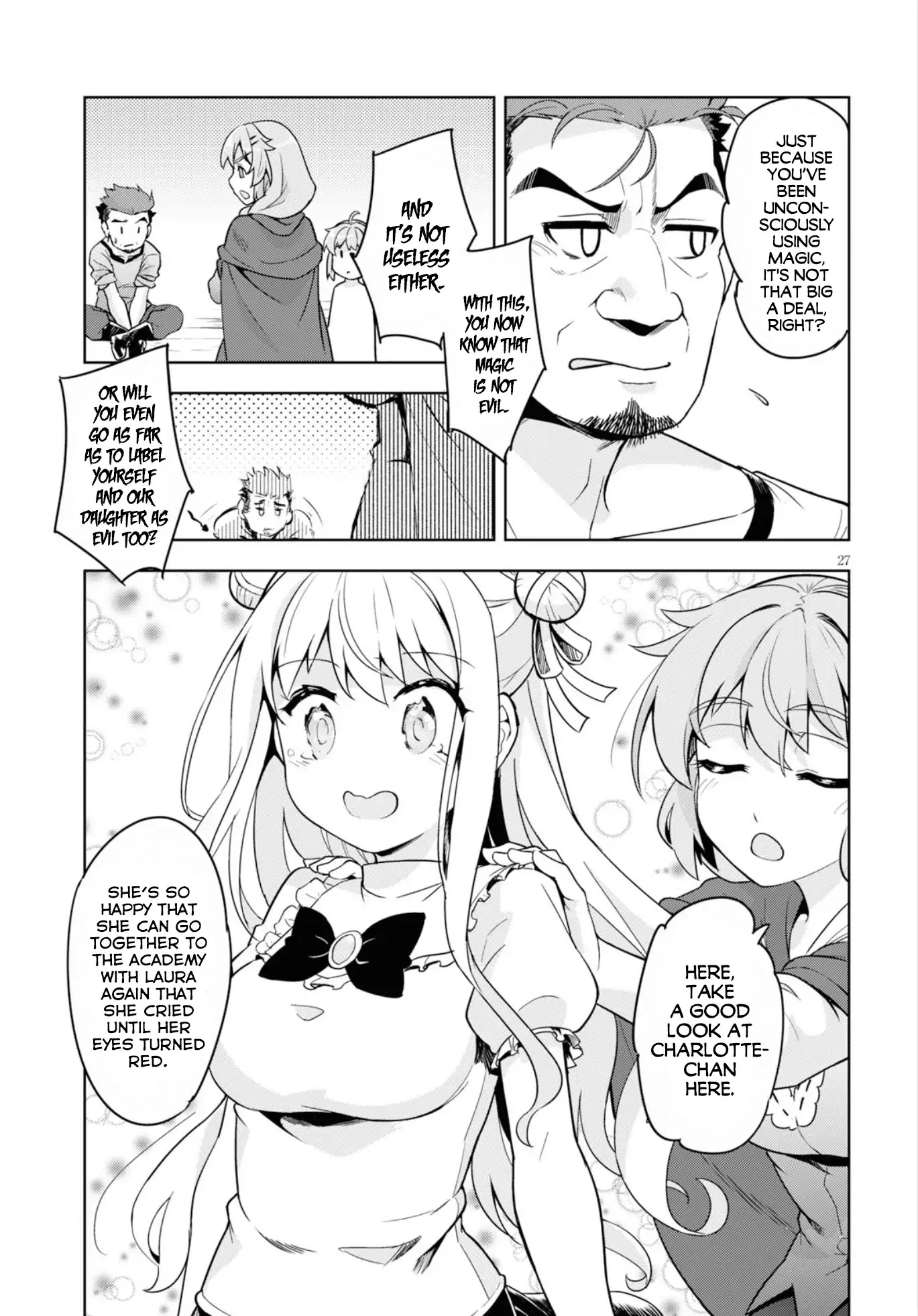 Kenshi o Mezashite Nyūgaku Shitanoni Mahō Tekisei 9999 Nandesukedo!? Chapter 12 page 28 - Chapter 12: Father "Serious Mode"!