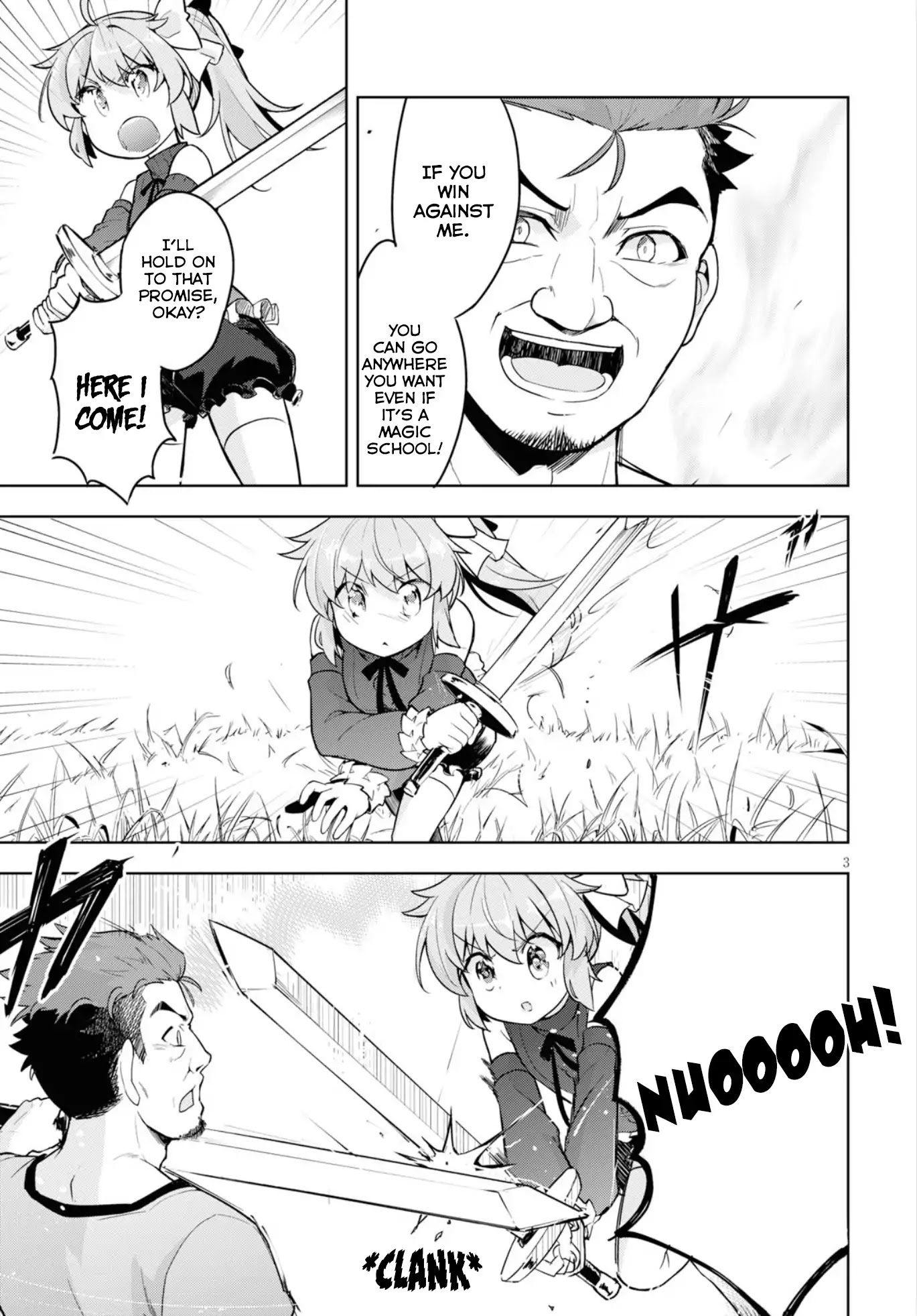 Kenshi o Mezashite Nyūgaku Shitanoni Mahō Tekisei 9999 Nandesukedo!? Chapter 12 page 4 - Chapter 12: Father "Serious Mode"!